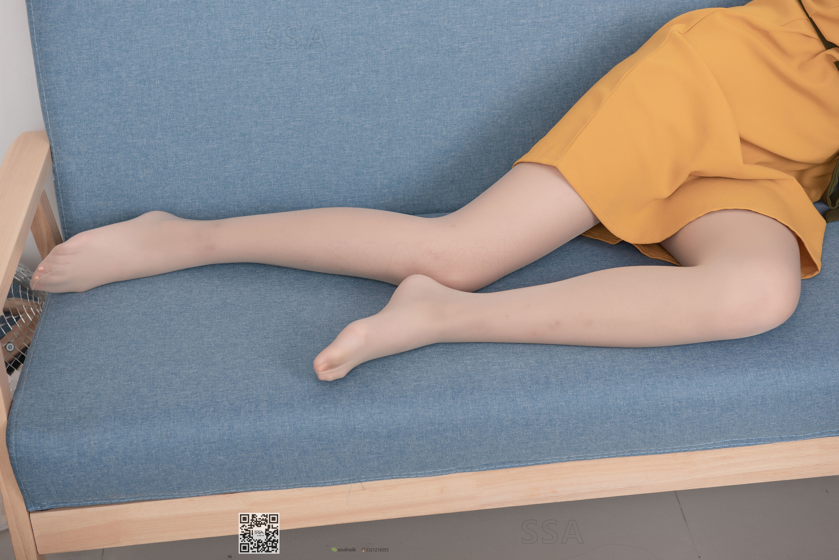 超清写真 No.165 小凉 黄色连衣裙肉丝-图98