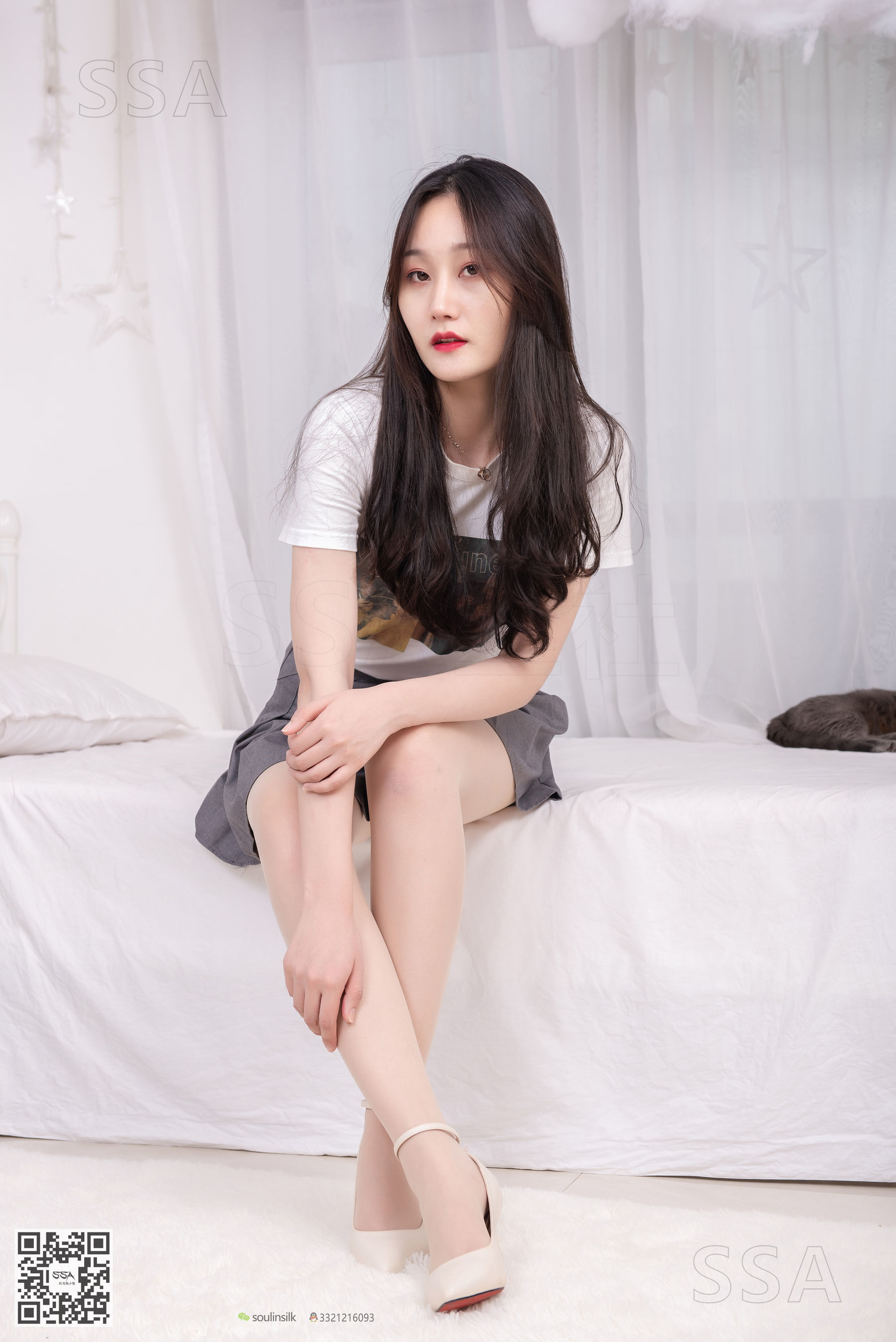 超清写真 No.166 瑶瑶 休闲居家肉丝裸足-图5