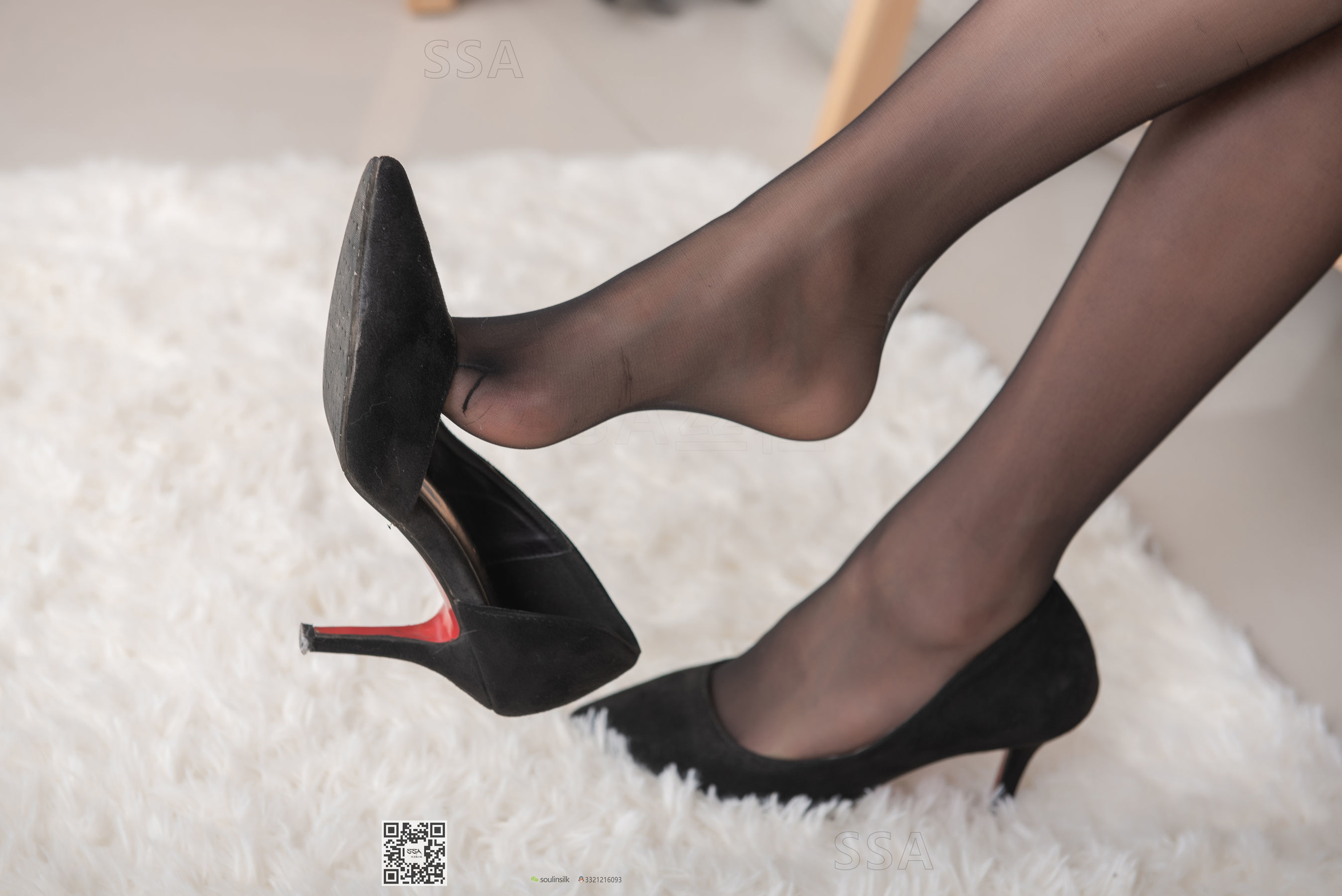 超清写真 No.167 小骨 网红短裙黑丝-图14