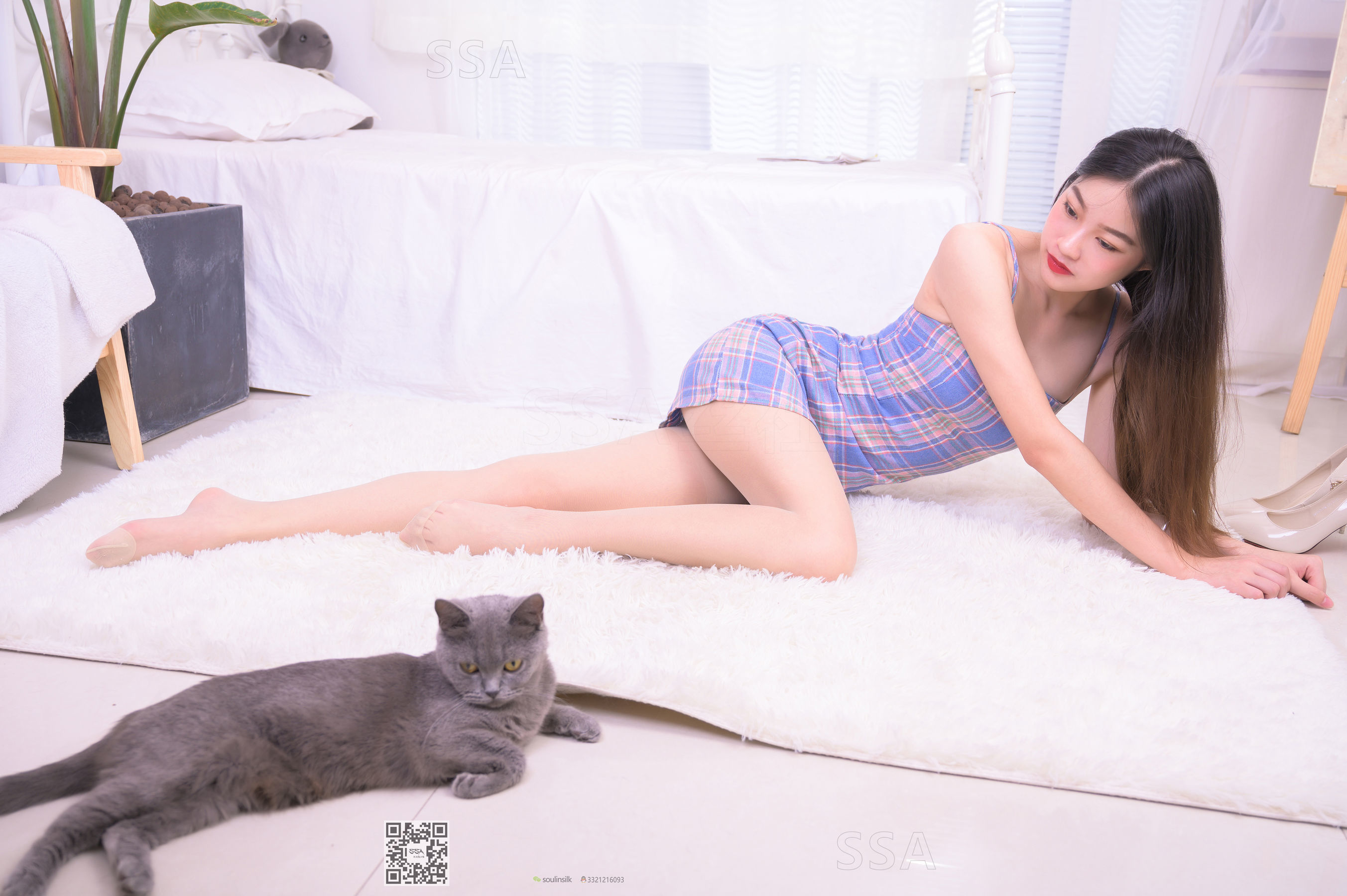 超清写真 No.172 小九妹妹 格子裙肉丝-图110