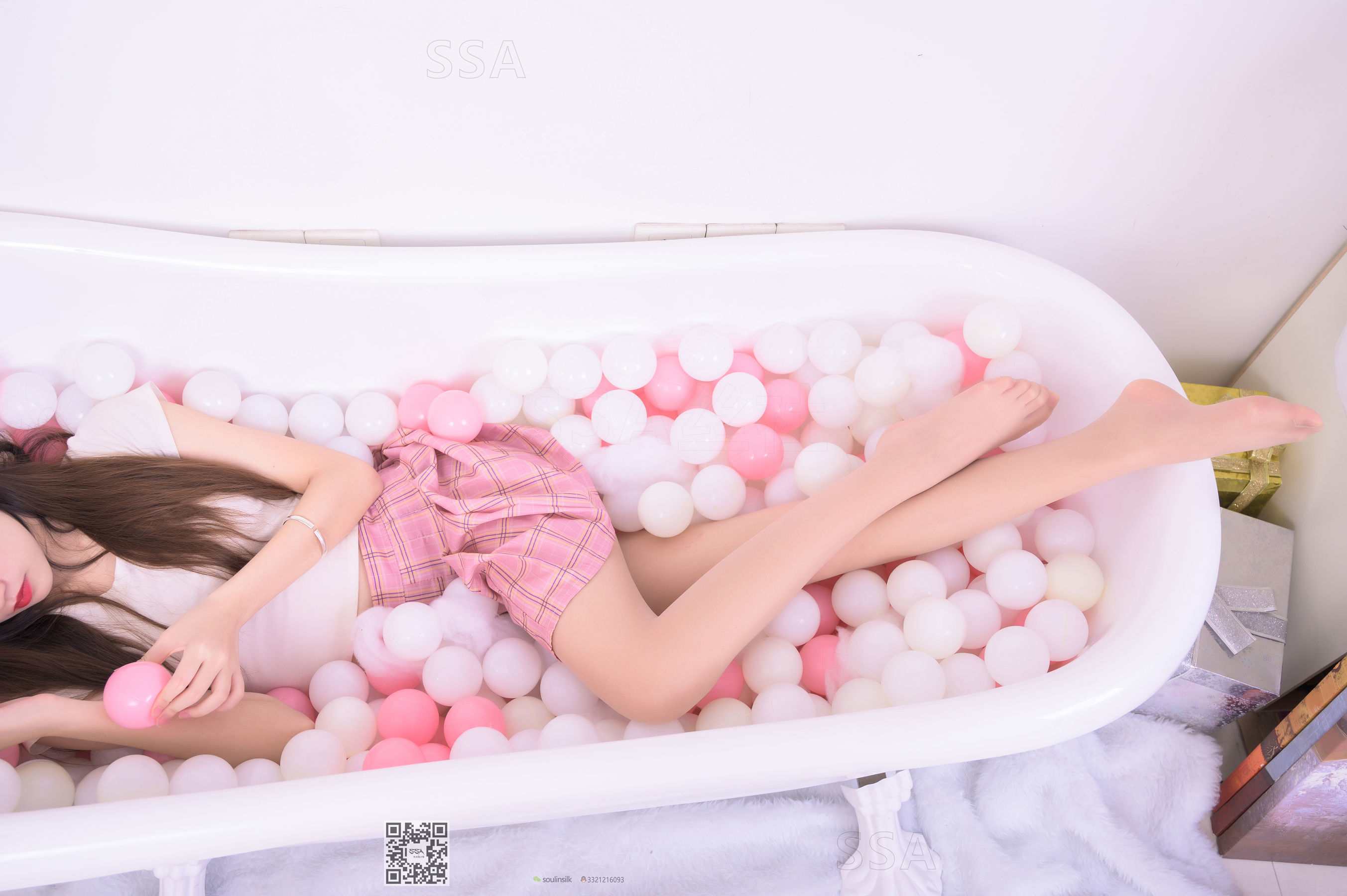 超清写真 No.177 小九 粉色百褶裙-图60