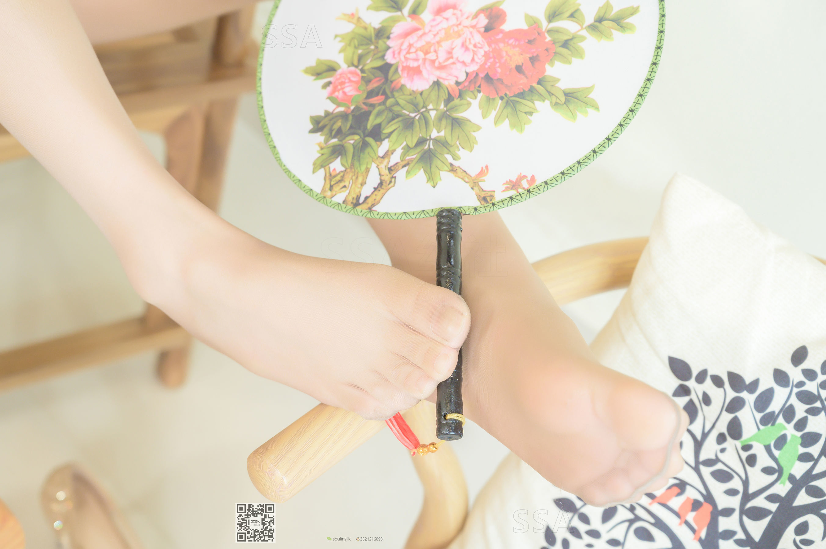 超清写真 No.182 雪梨 茶艺室古典旗袍肉丝-图137