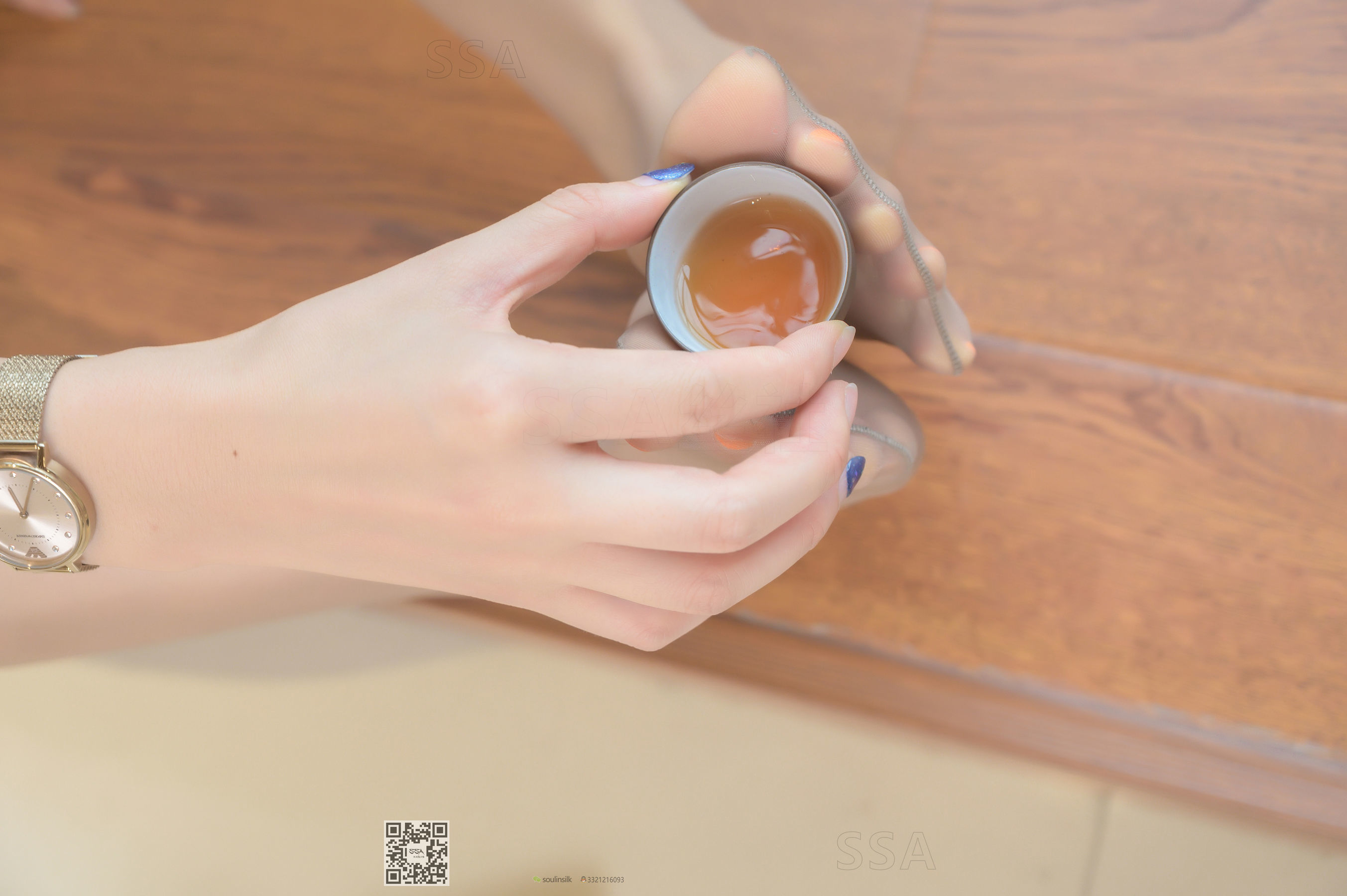 超清写真 No.183 聪聪 茶艺室变幻莫测灰丝雅韵-图61