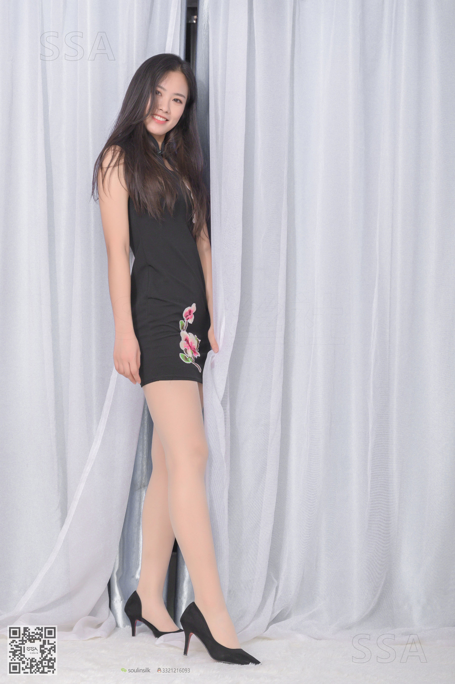 超清写真 No.189 小鹿 甜美复古旗袍肉丝-图19