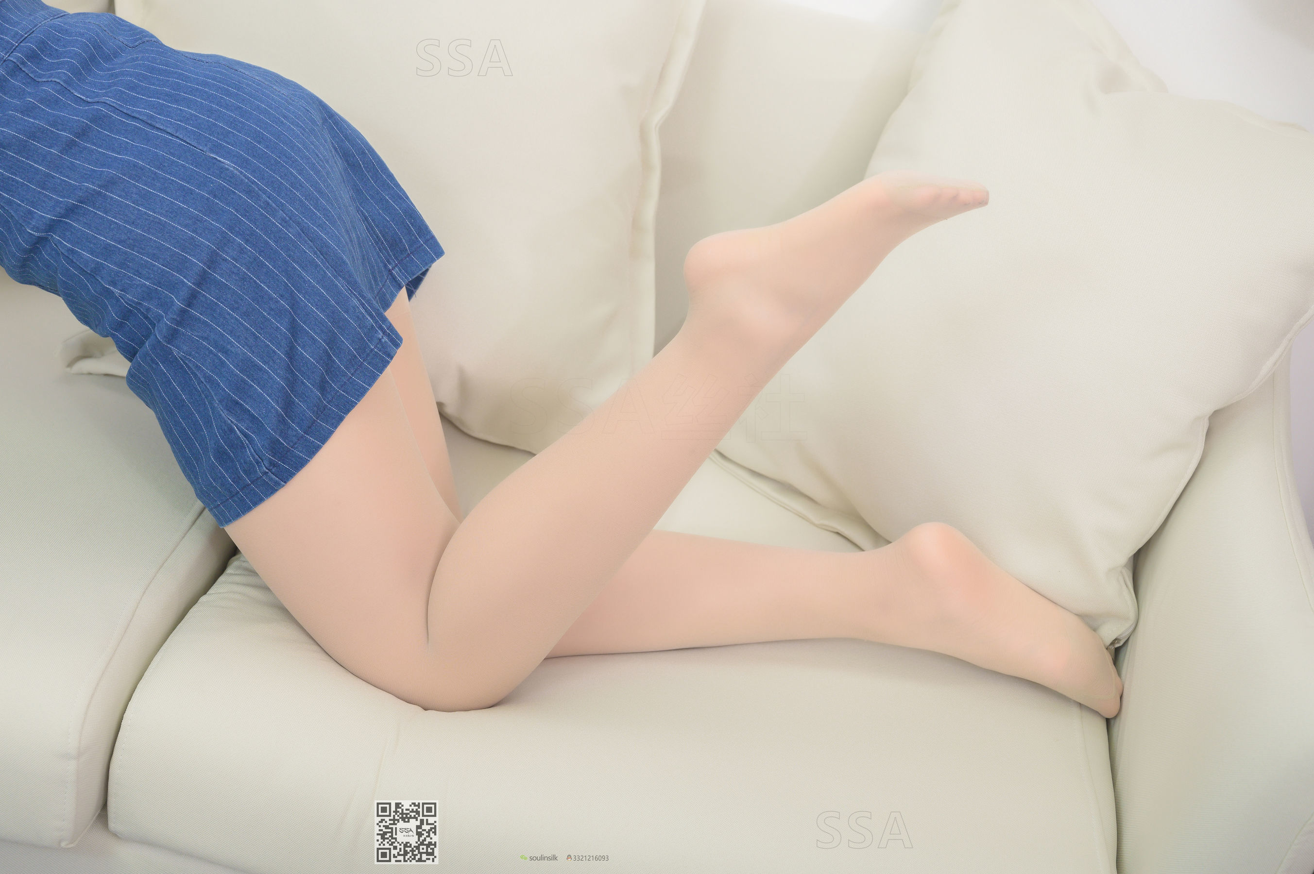 超清写真 No.192 小鹿 蓝色条纹裙-图118