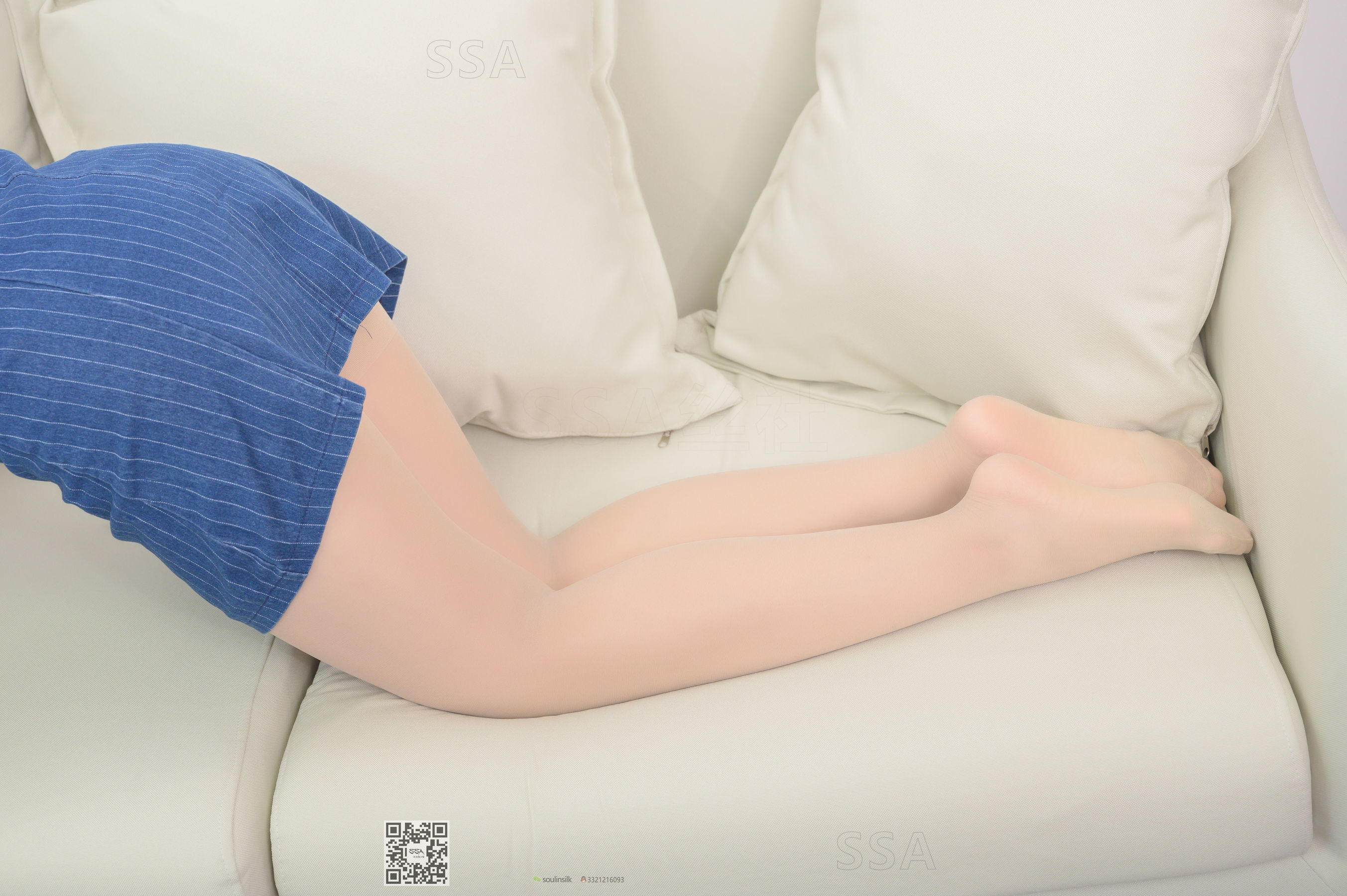 超清写真 No.192 小鹿 蓝色条纹裙-图119