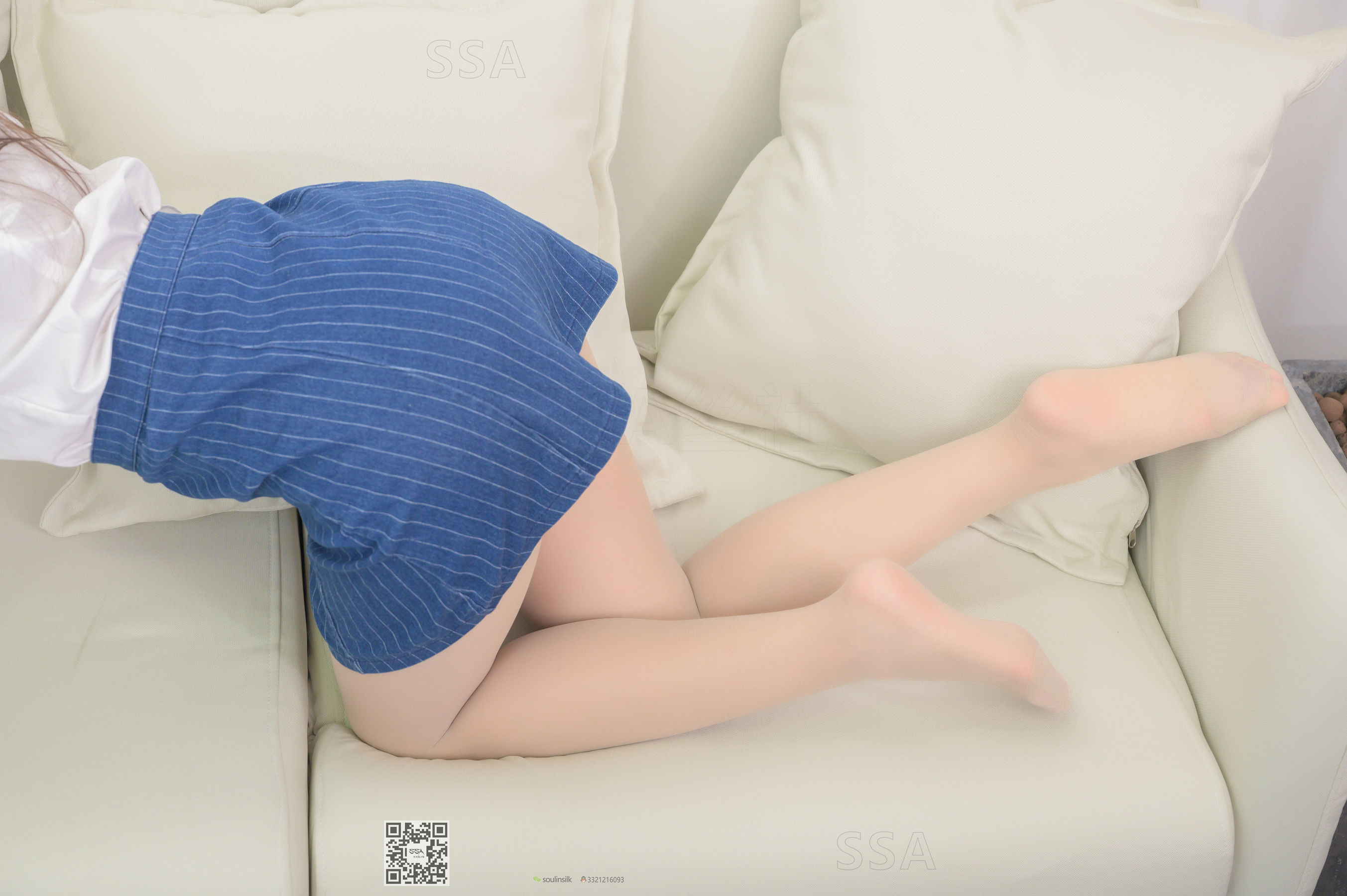 超清写真 No.192 小鹿 蓝色条纹裙-图123