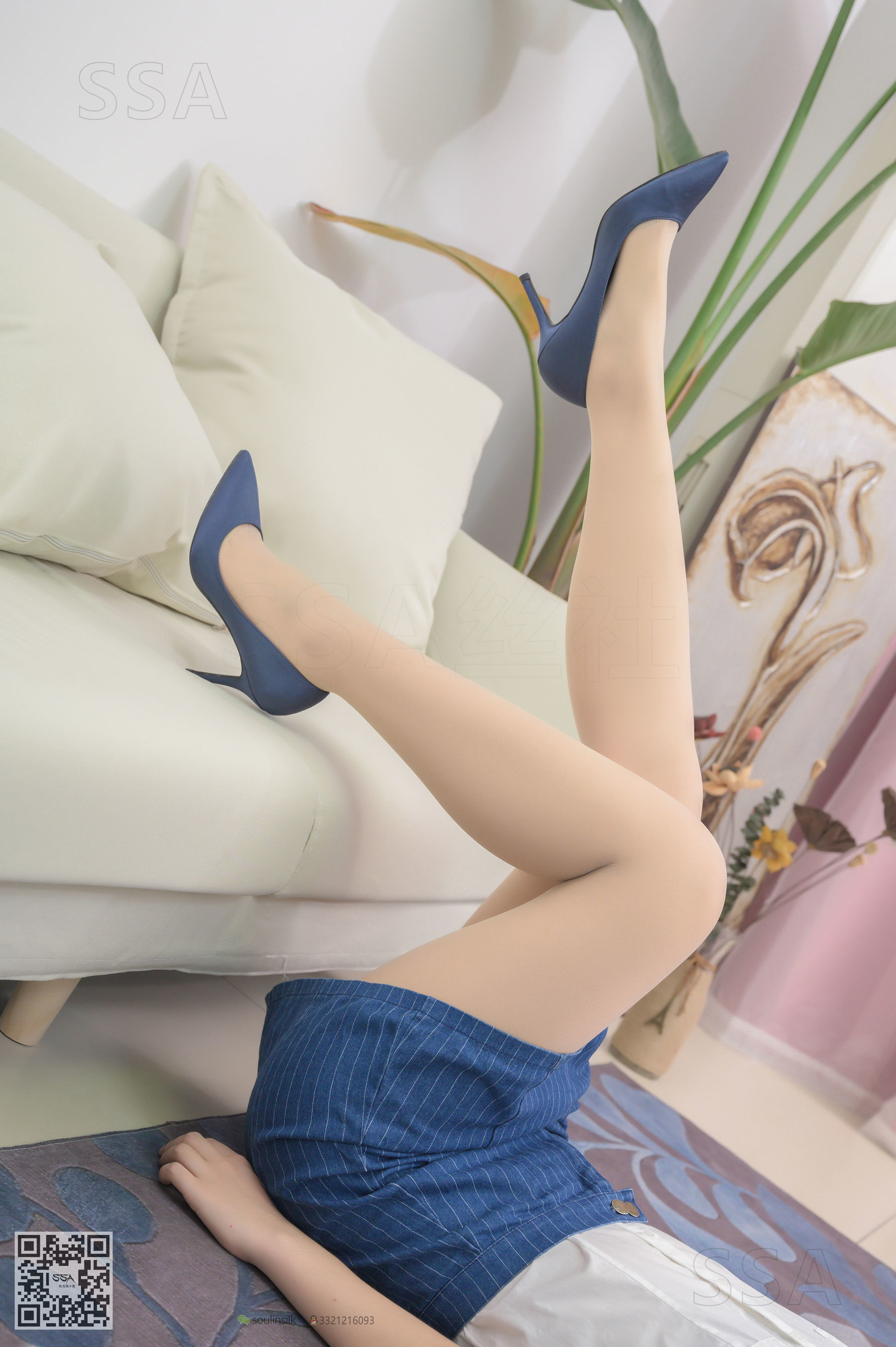 超清写真 No.192 小鹿 蓝色条纹裙-图141