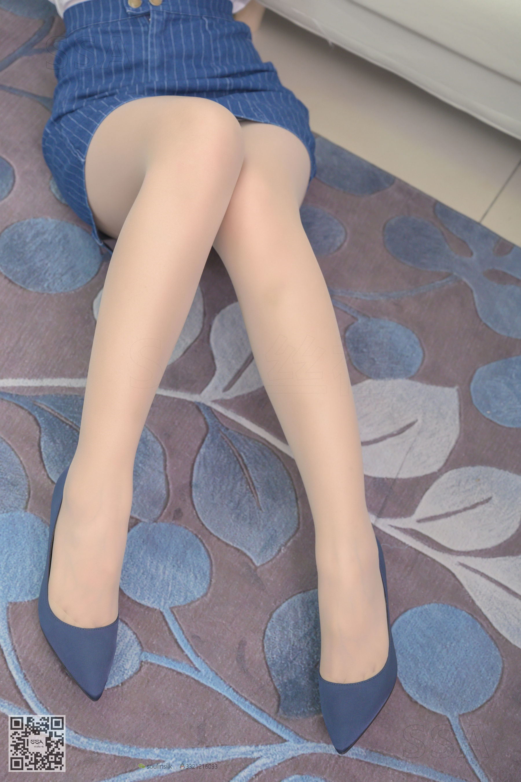 超清写真 No.192 小鹿 蓝色条纹裙-图81