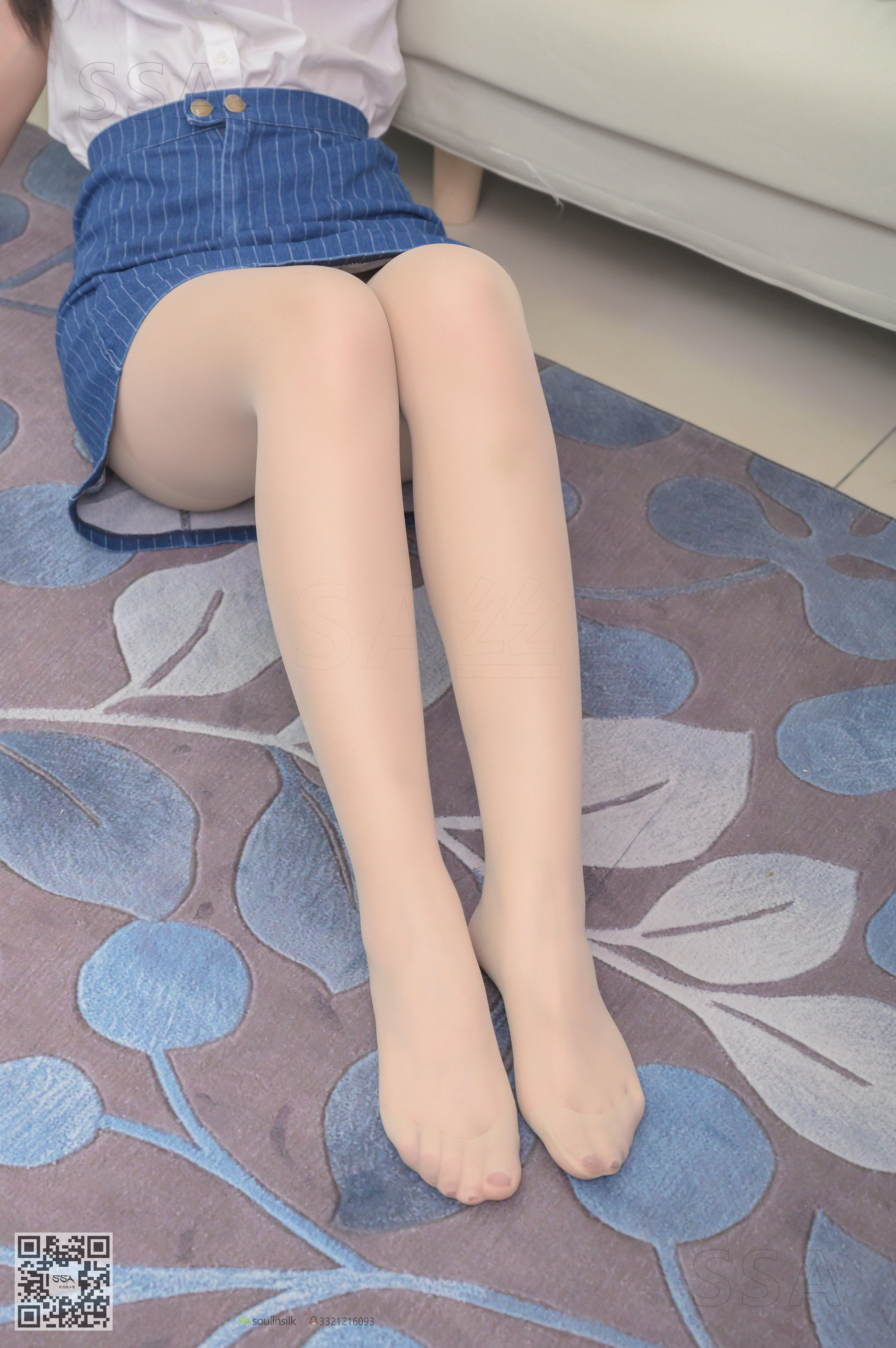 超清写真 No.192 小鹿 蓝色条纹裙-图90