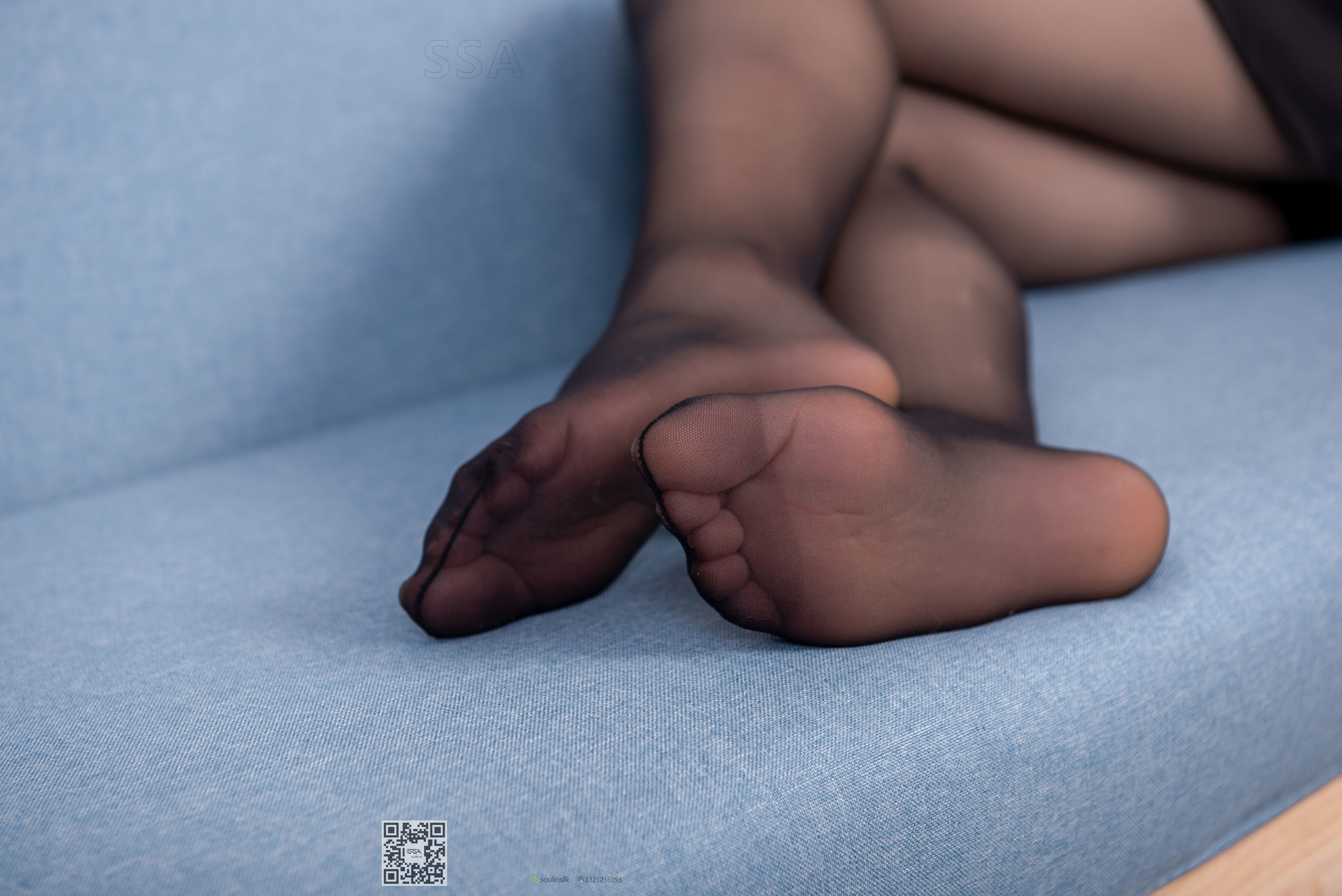 超清写真 No.196 冷冷 黑色镂空短裙黑丝-图112