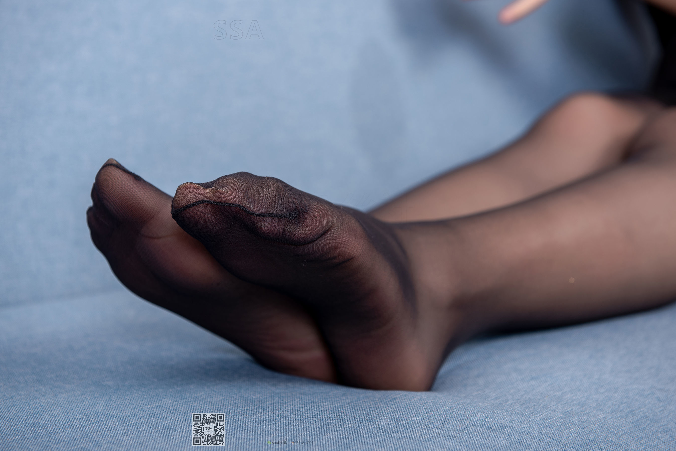 超清写真 No.196 冷冷 黑色镂空短裙黑丝-图78