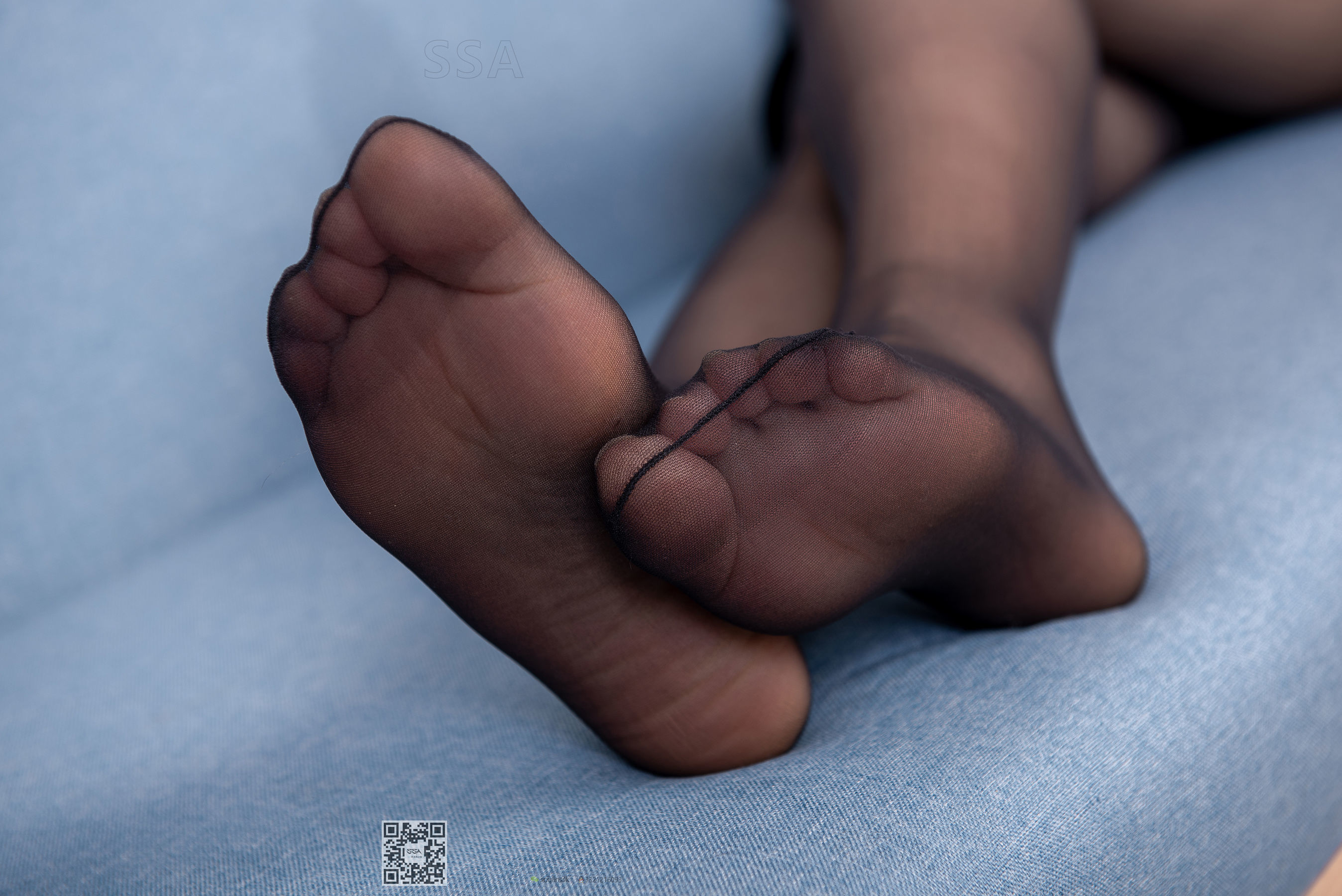 超清写真 No.196 冷冷 黑色镂空短裙黑丝-图81