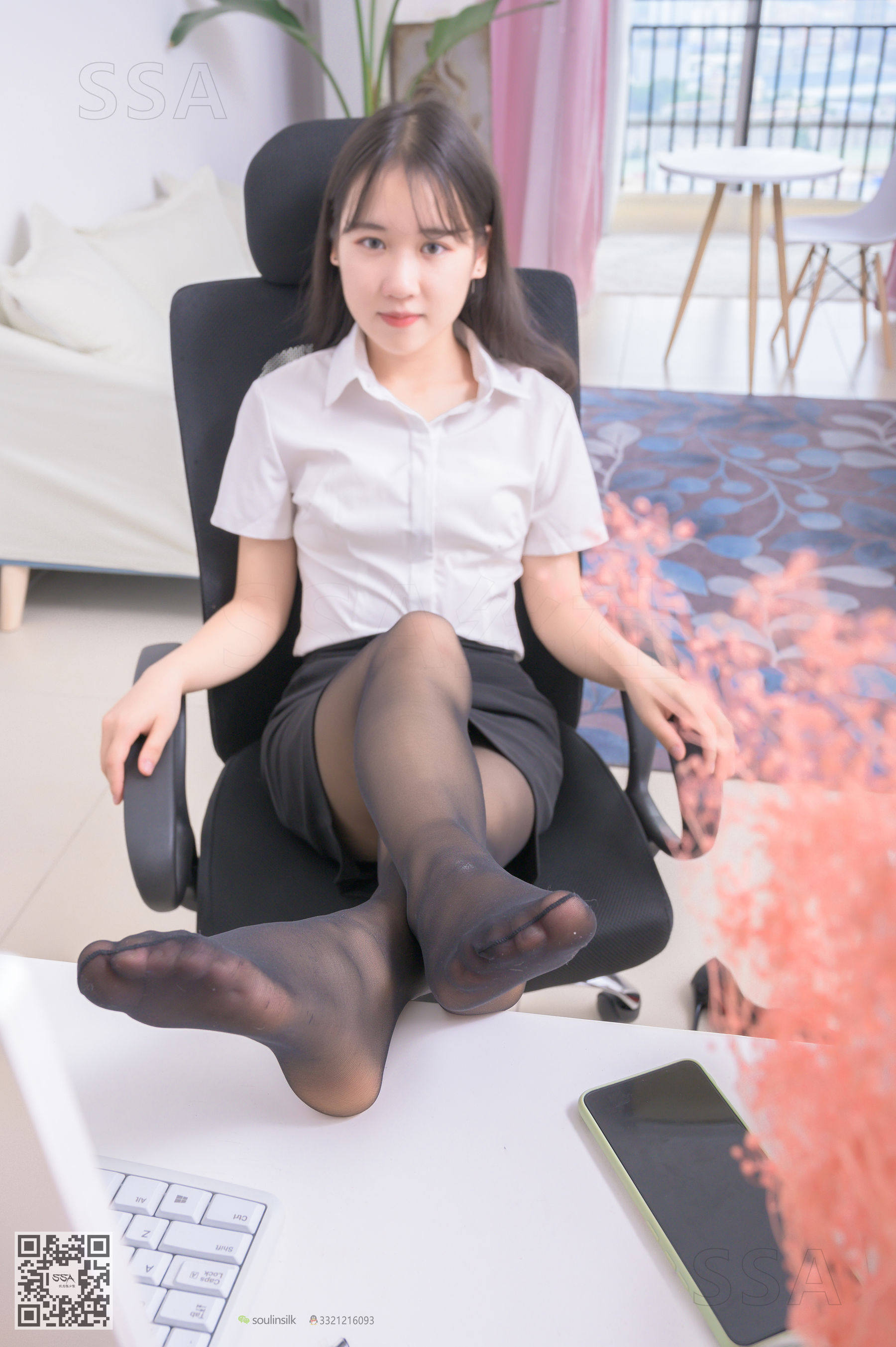 超清写真 No.204 小夏 今天的前台有些不一样-图97