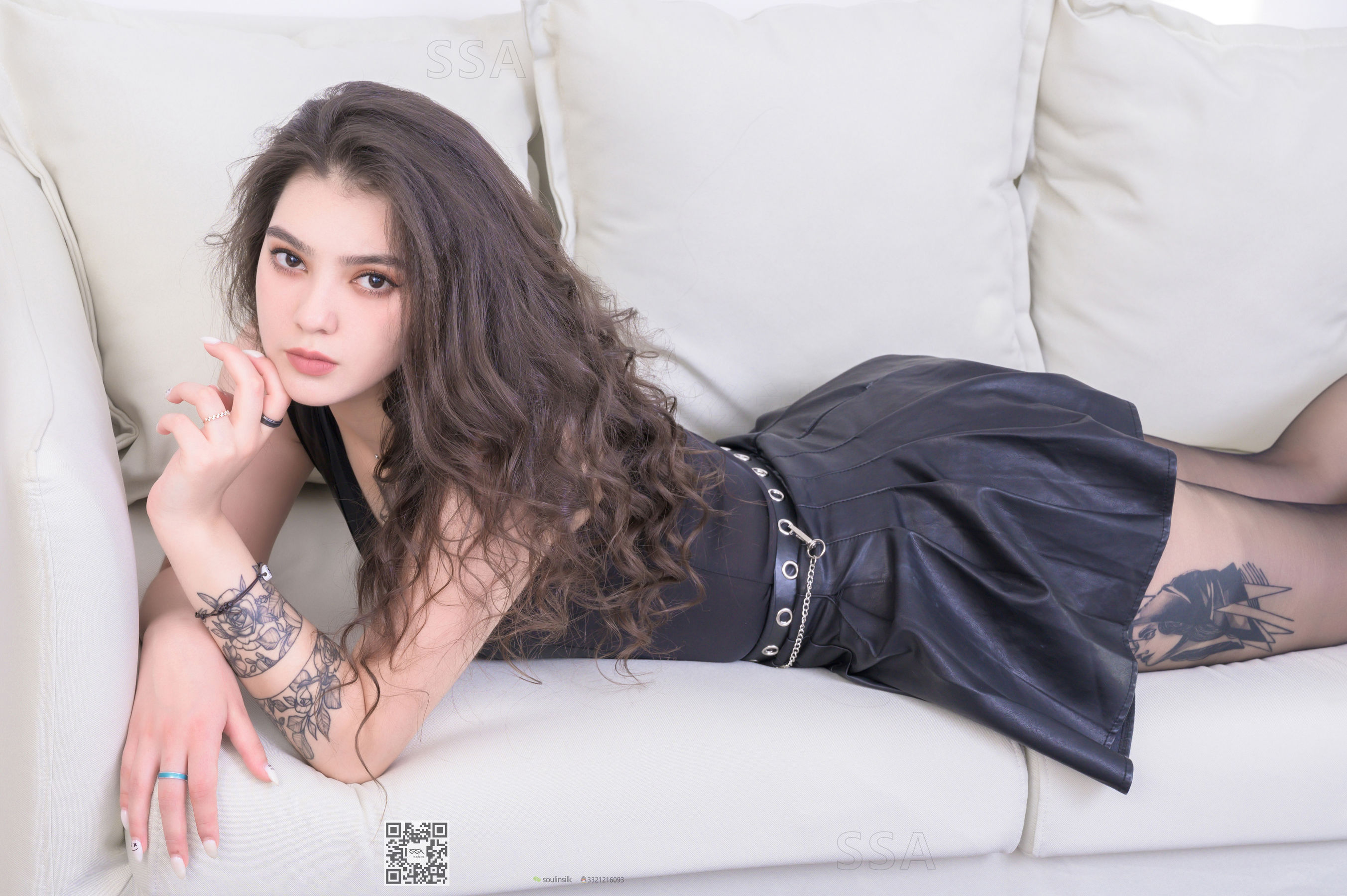 超清写真 No.230 坦妮可 哈沙克斯坦妮可的皮裙-图119