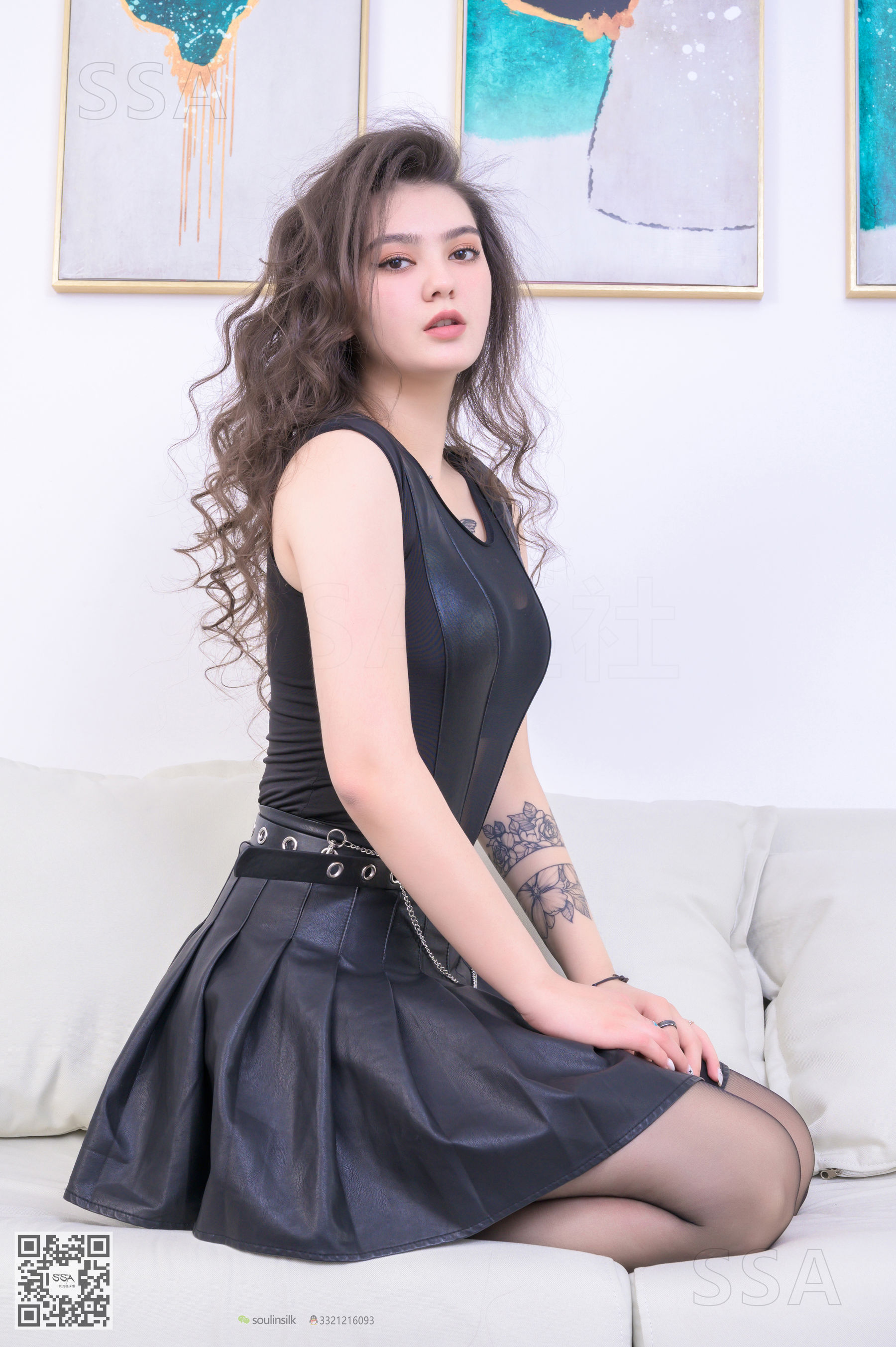 超清写真 No.230 坦妮可 哈沙克斯坦妮可的皮裙-图85