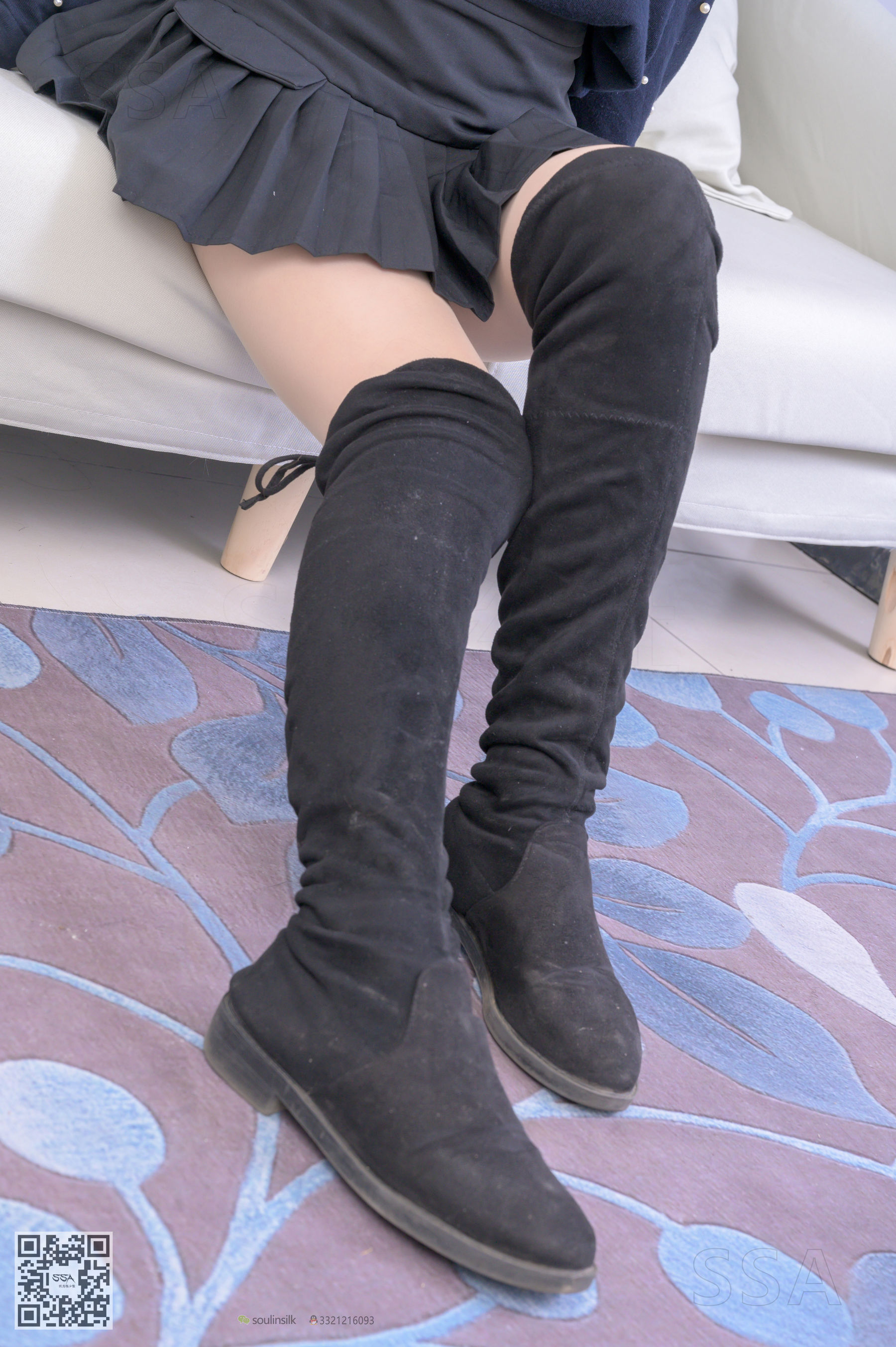 超清写真 No.231 文娟 小姐姐冬天标配长筒靴-图8