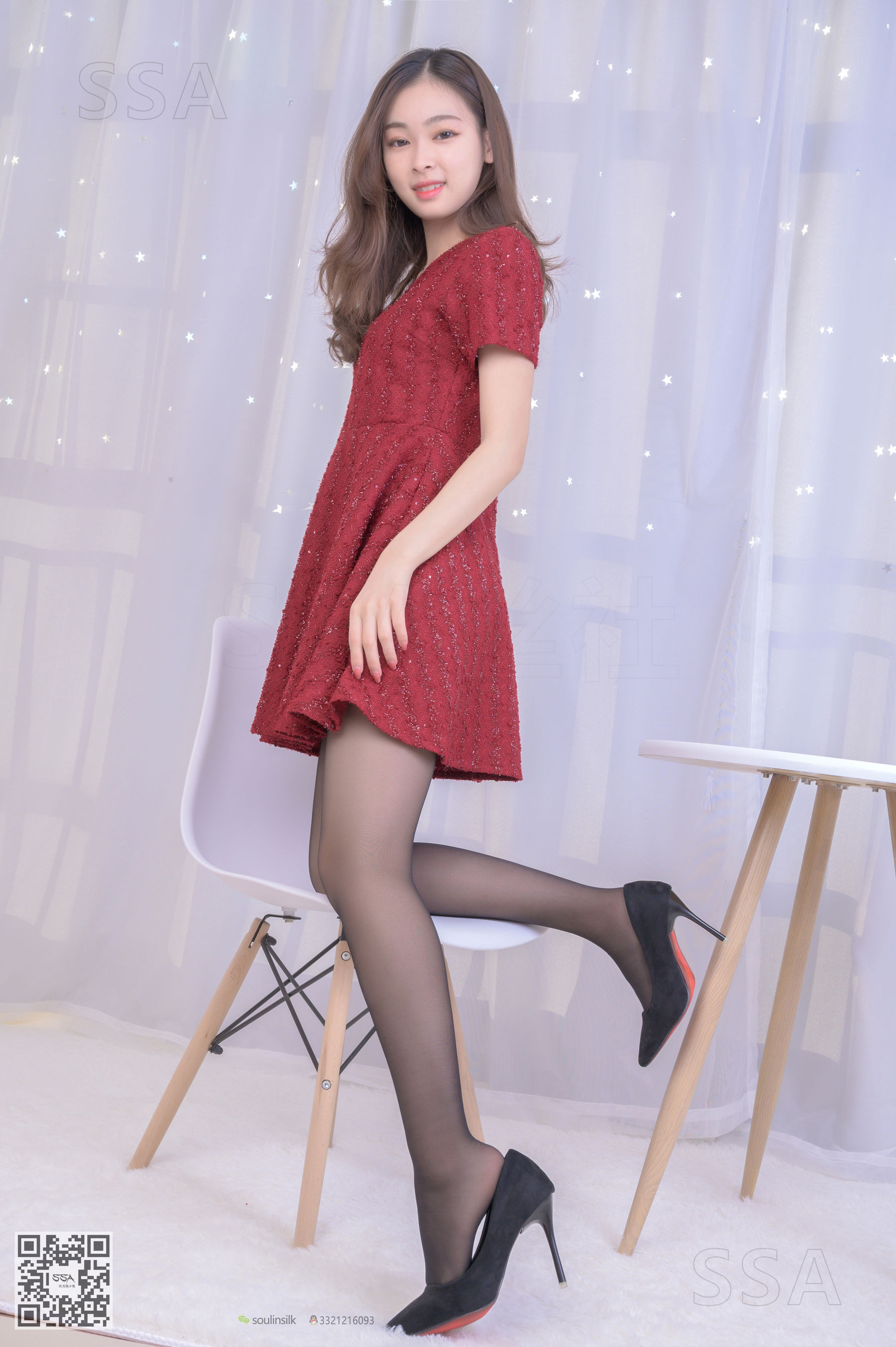 超清写真 No.242 可爱文娟 小红裙-图36