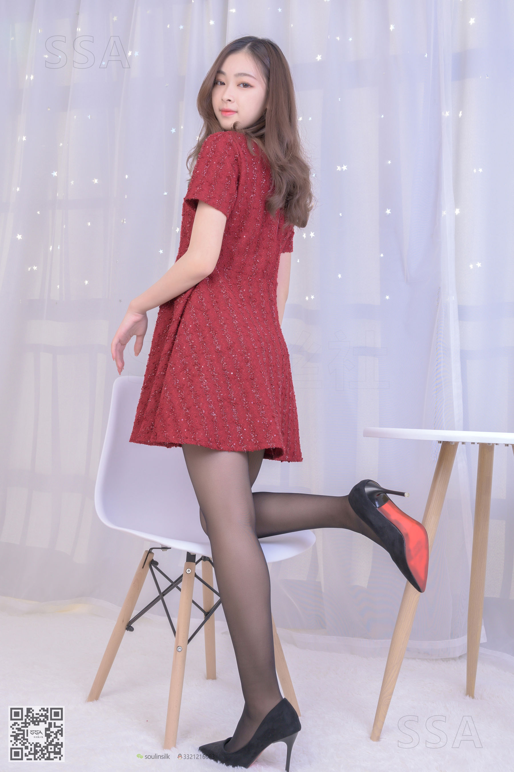 超清写真 No.242 可爱文娟 小红裙-图48