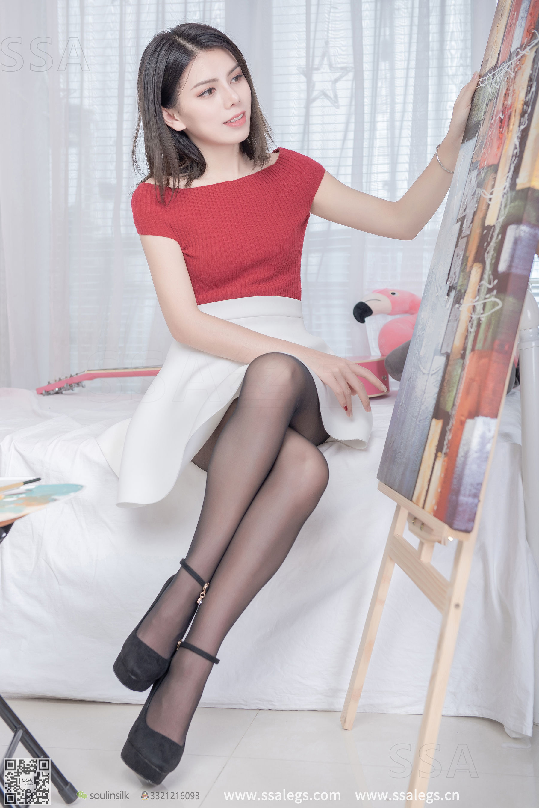 超清写真 No.251 芷沫 画室-图20