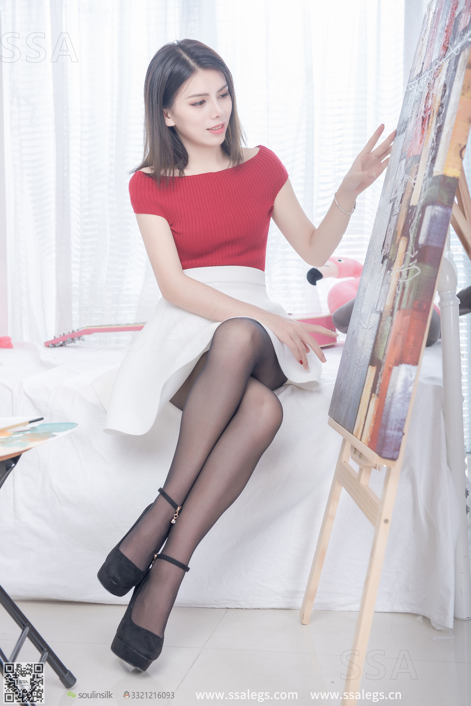 超清写真 No.251 芷沫 画室-图22