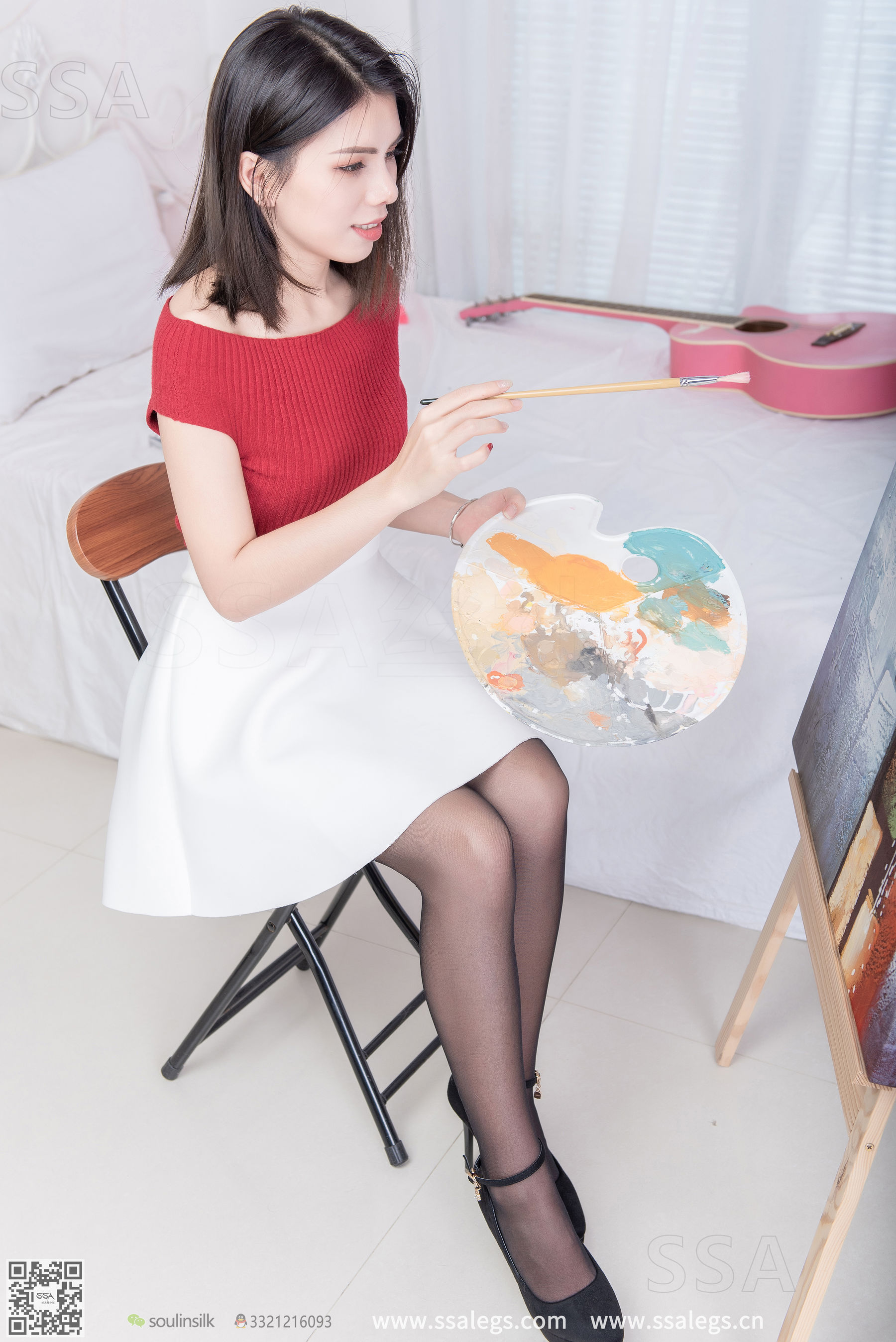 超清写真 No.251 芷沫 画室-图4