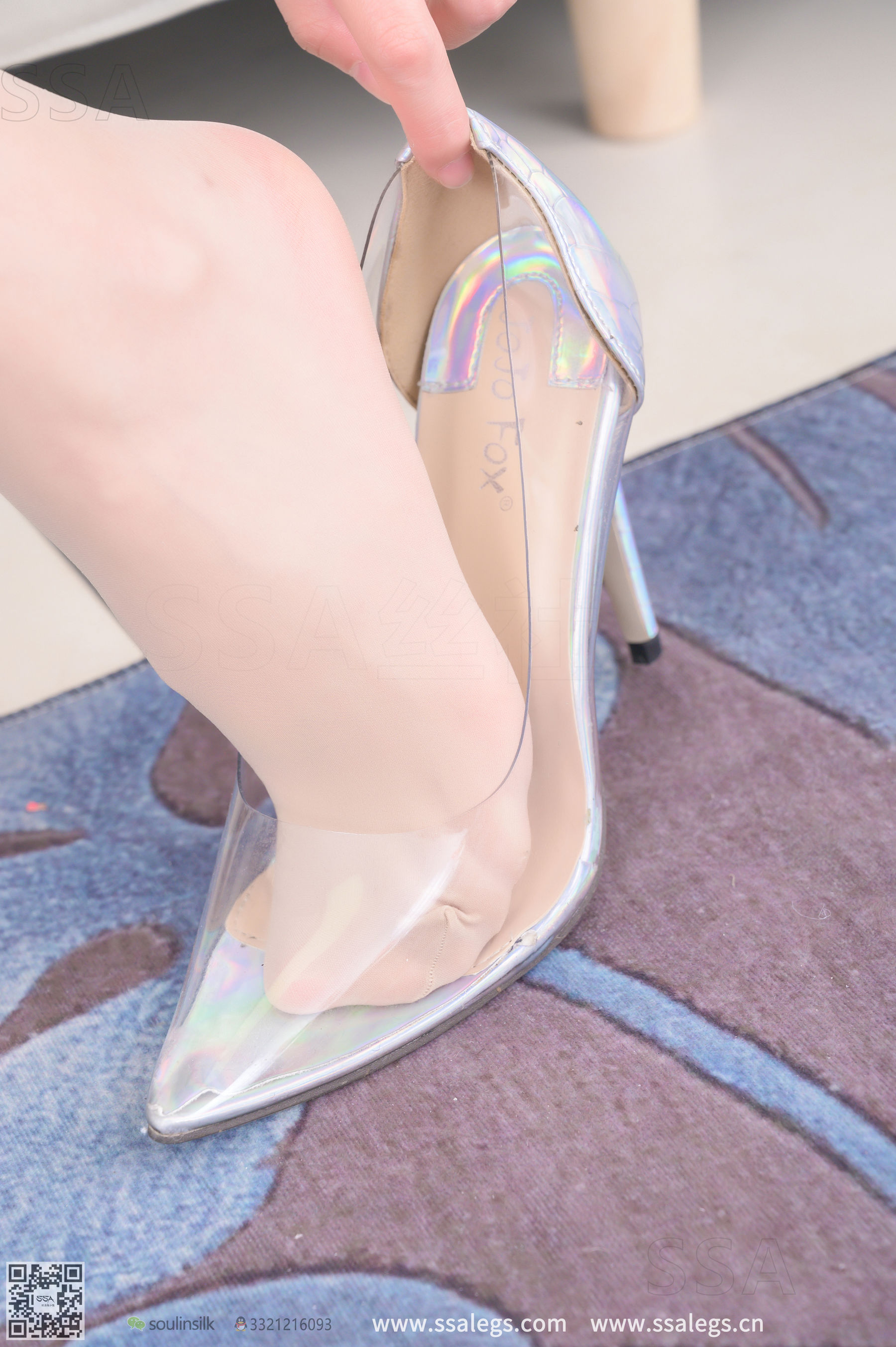 超清写真 No.258 君君 透明高跟鞋里的足-图62