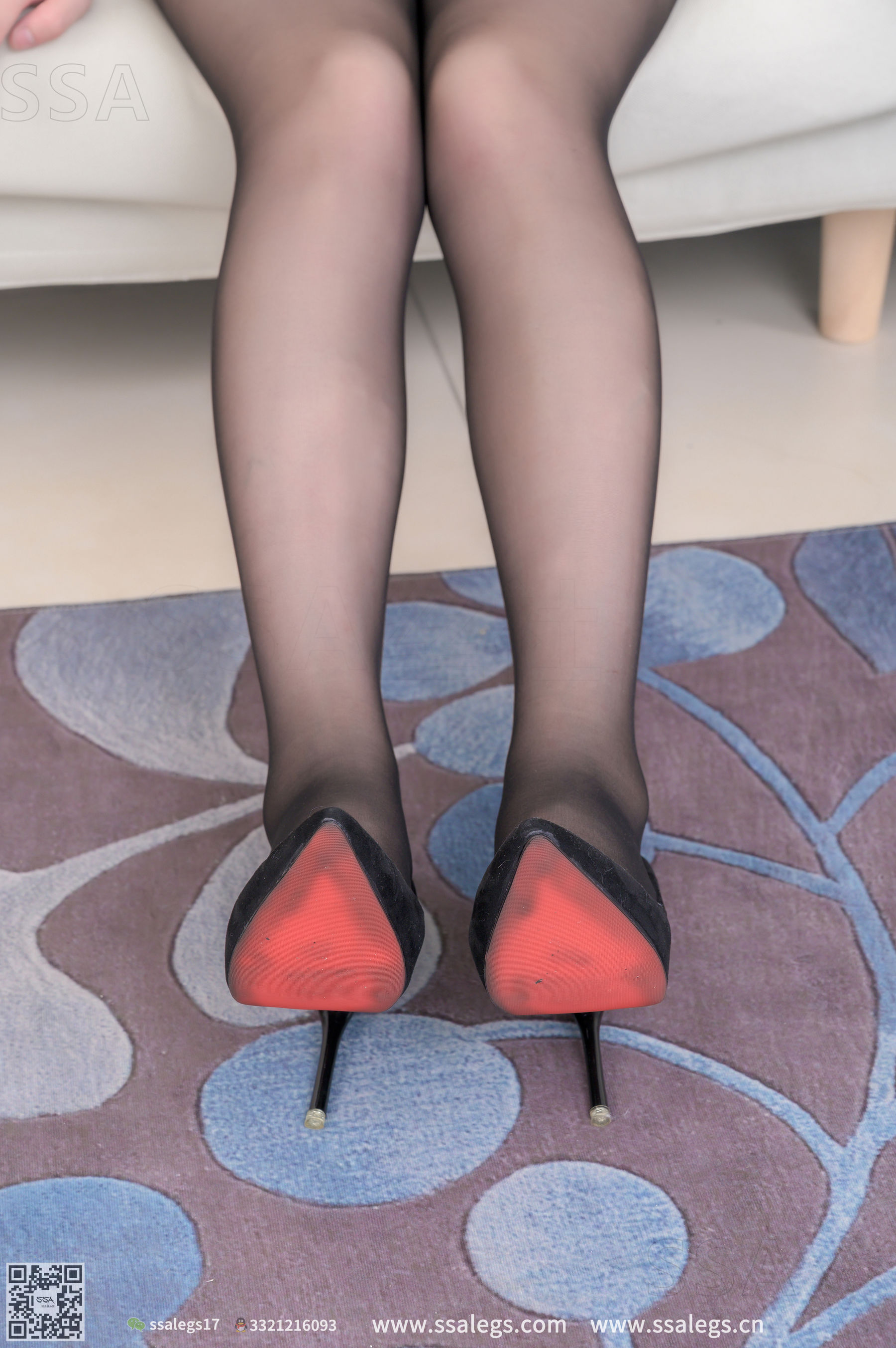 超清写真 No.308 秀秀 新模新春首秀美腿黑丝(上)-图15