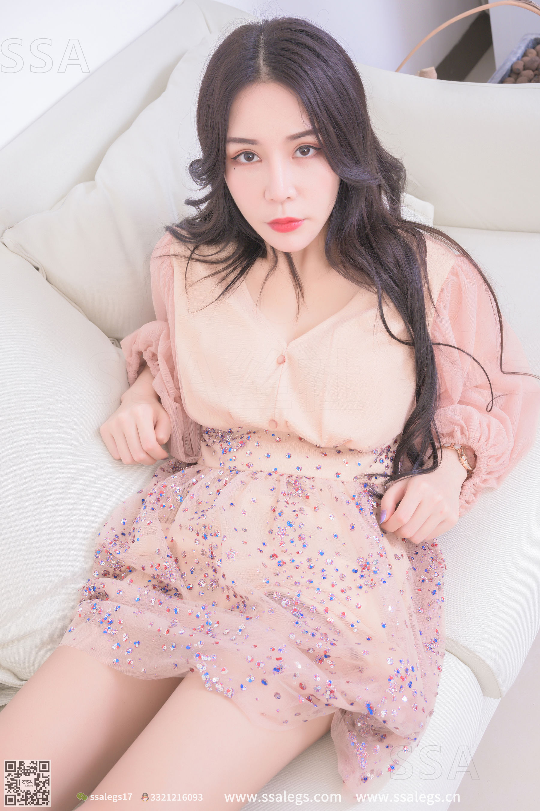 超清写真 No.312 娜娜 御姐的红色高跟鞋咖啡丝美腿-图134