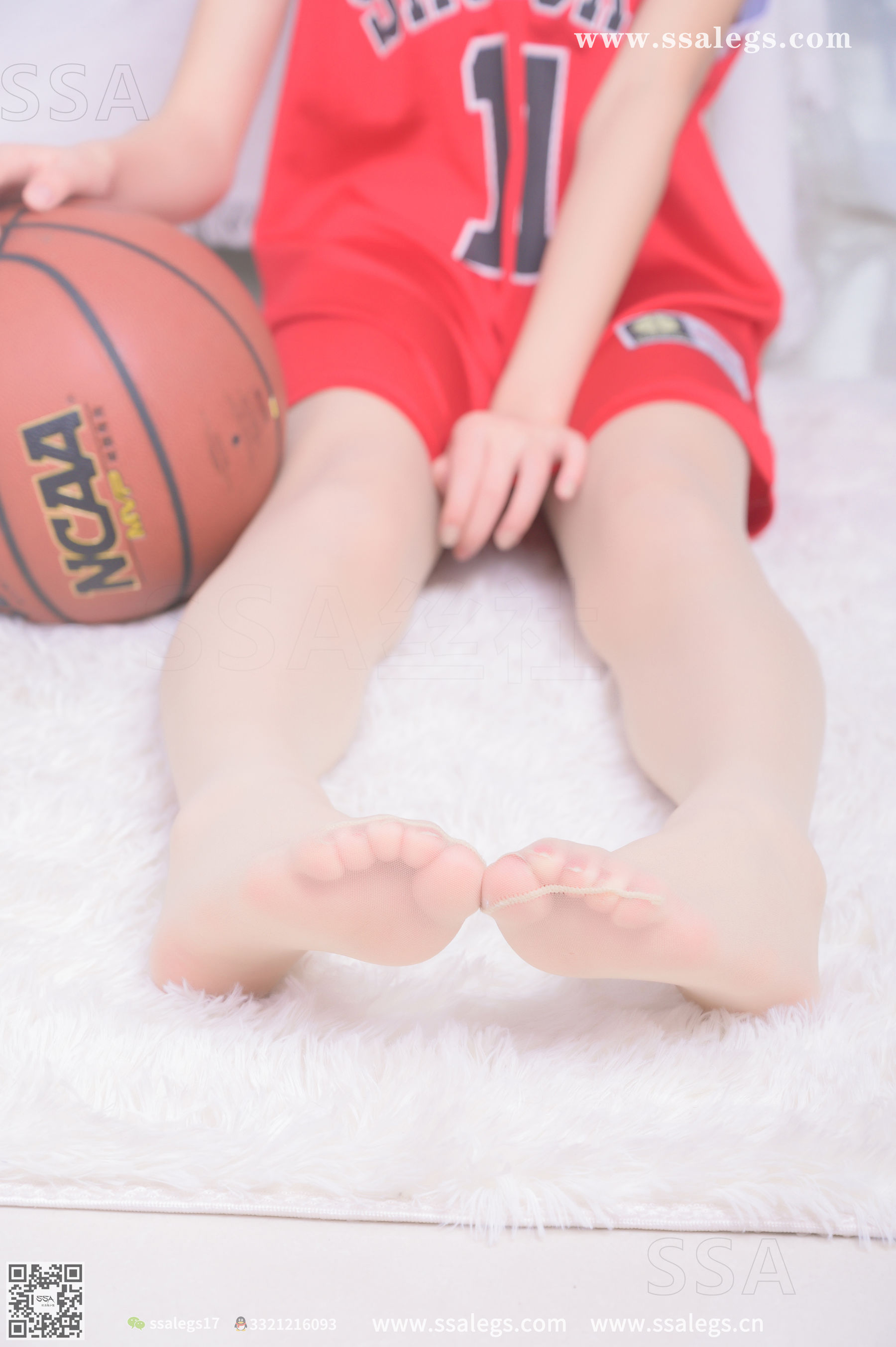 超清写真 No.325 素素 小姐姐放假在家穿丝袜陪你玩篮球(下)-图43
