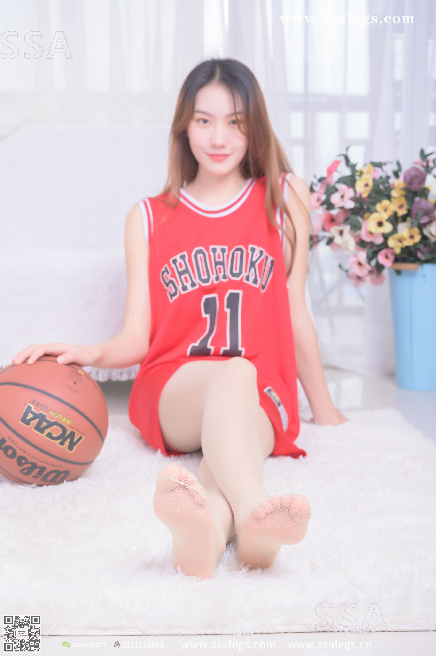 超清写真 No.325 素素 小姐姐放假在家穿丝袜陪你玩篮球(下)-图50