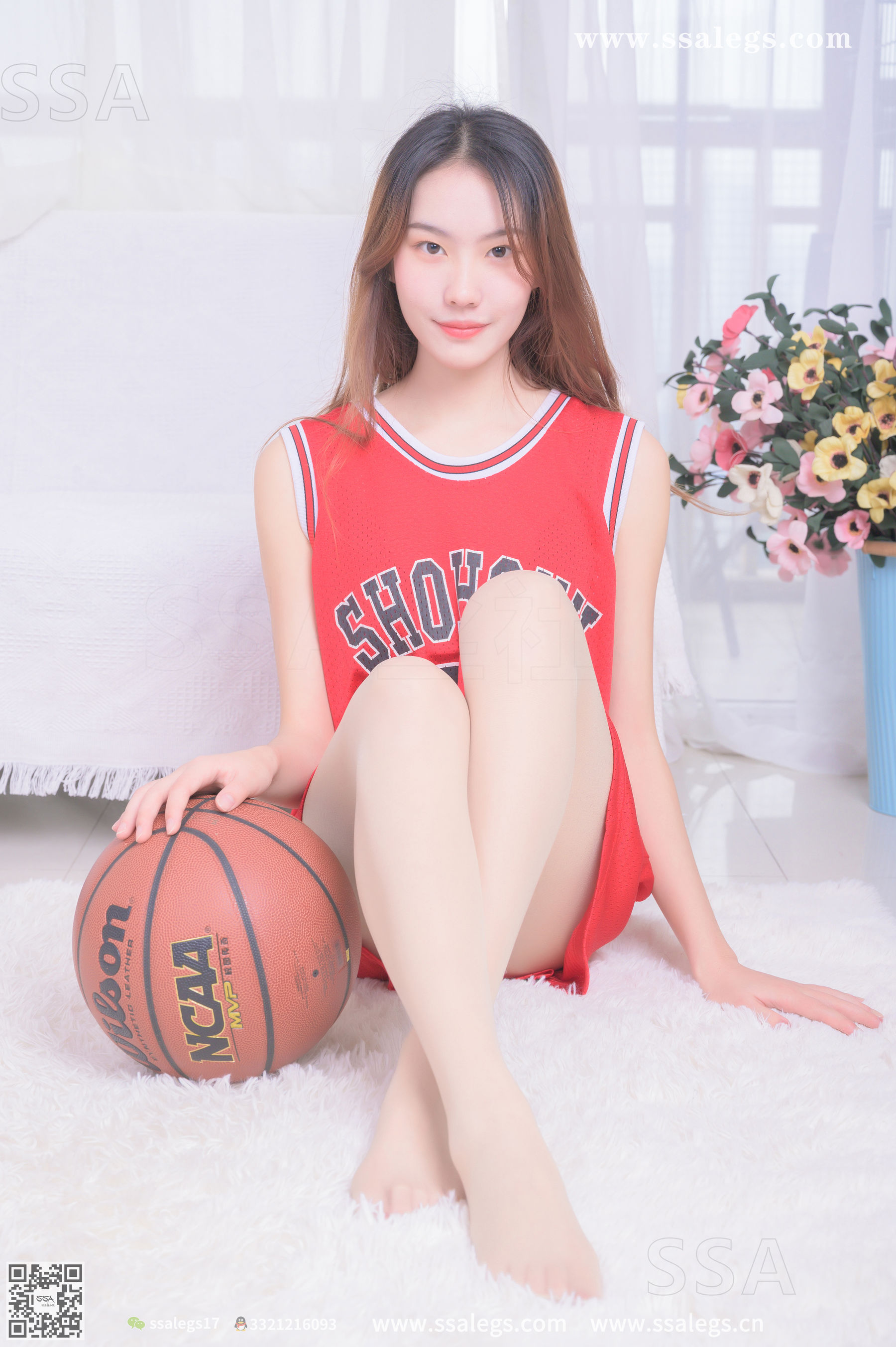 超清写真 No.325 素素 小姐姐放假在家穿丝袜陪你玩篮球(下)-图51