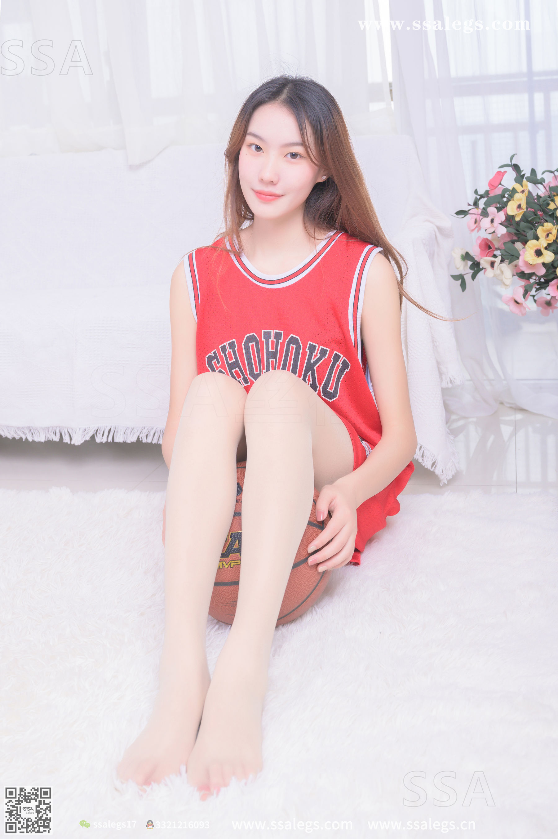 超清写真 No.325 素素 小姐姐放假在家穿丝袜陪你玩篮球(下)-图54