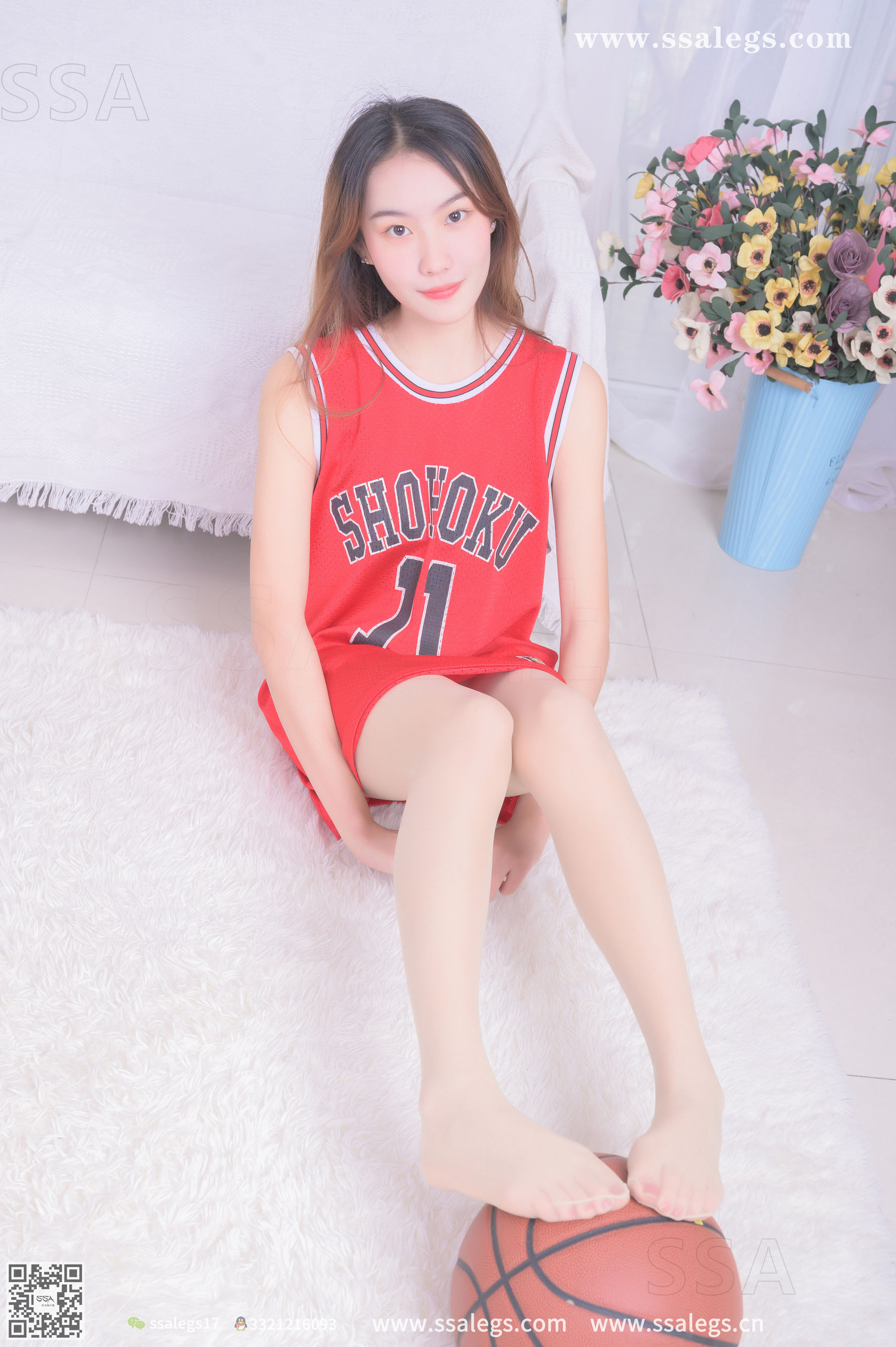 超清写真 No.325 素素 小姐姐放假在家穿丝袜陪你玩篮球(下)-图67