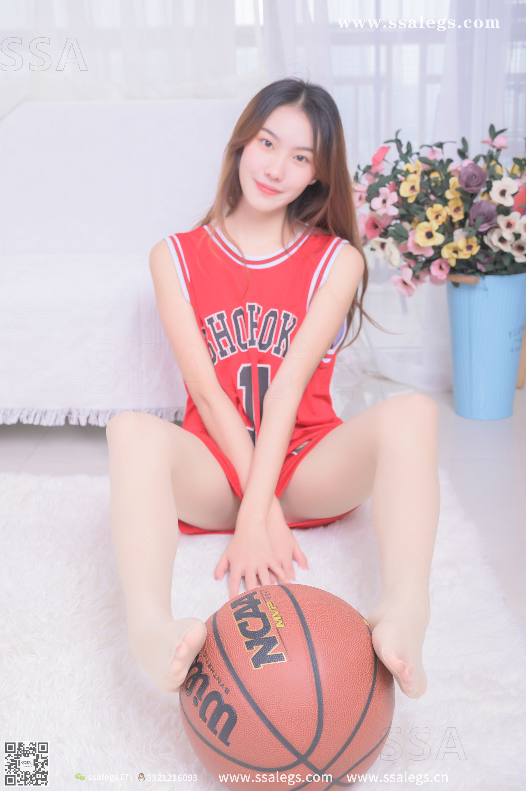 超清写真 No.325 素素 小姐姐放假在家穿丝袜陪你玩篮球(下)-图69