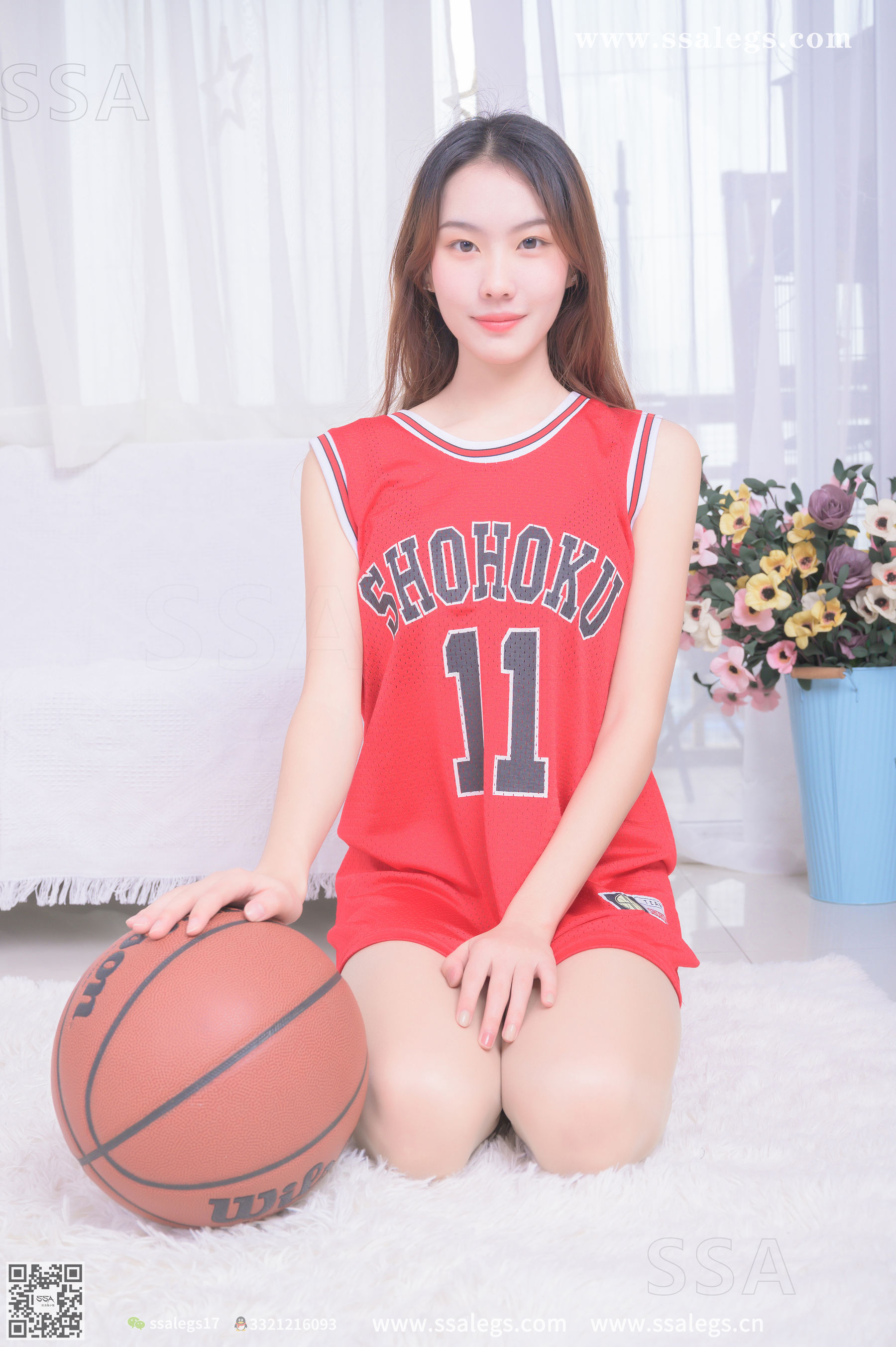 超清写真 No.325 素素 小姐姐放假在家穿丝袜陪你玩篮球(下)-图83