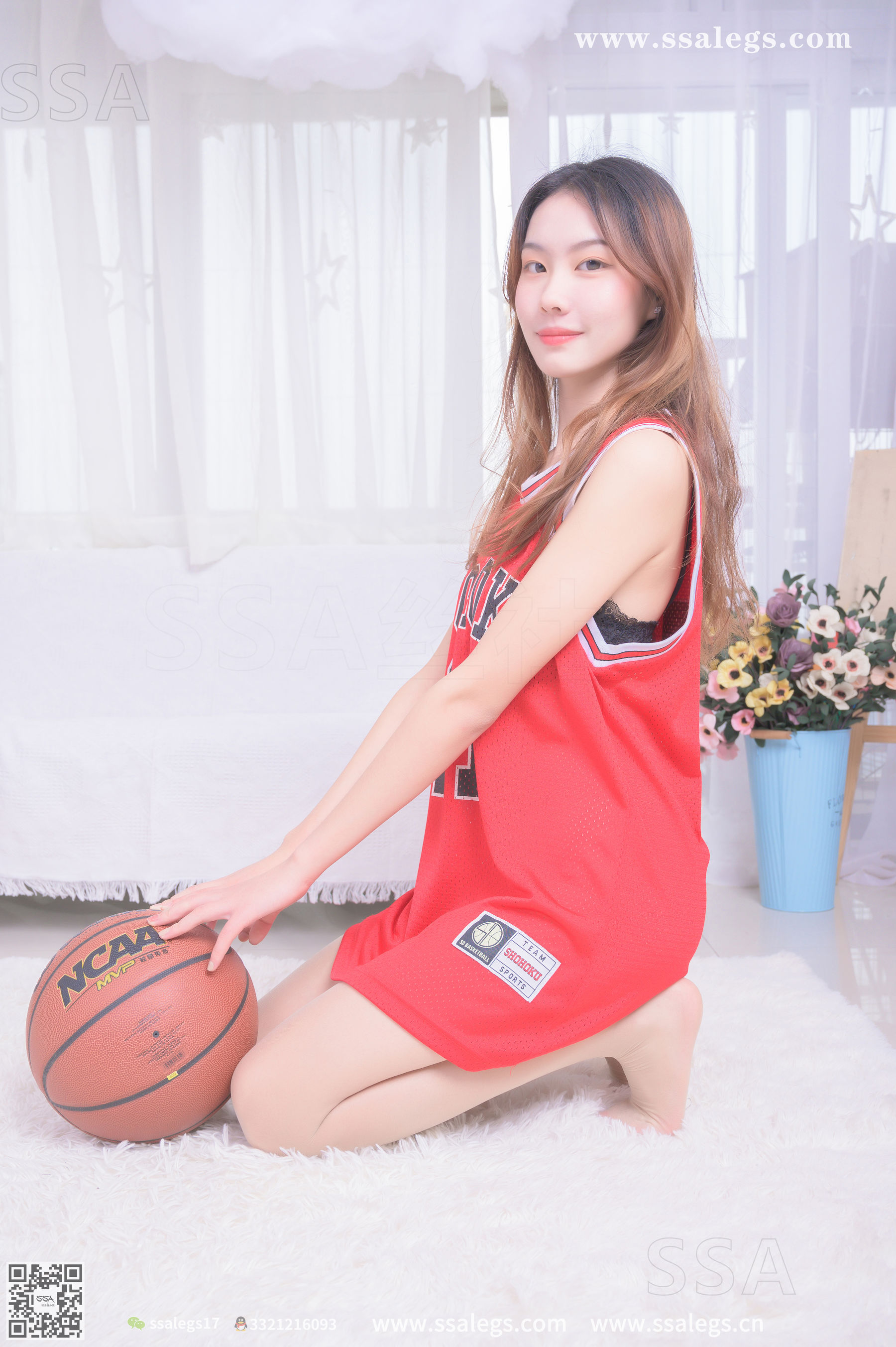 超清写真 No.325 素素 小姐姐放假在家穿丝袜陪你玩篮球(下)-图94