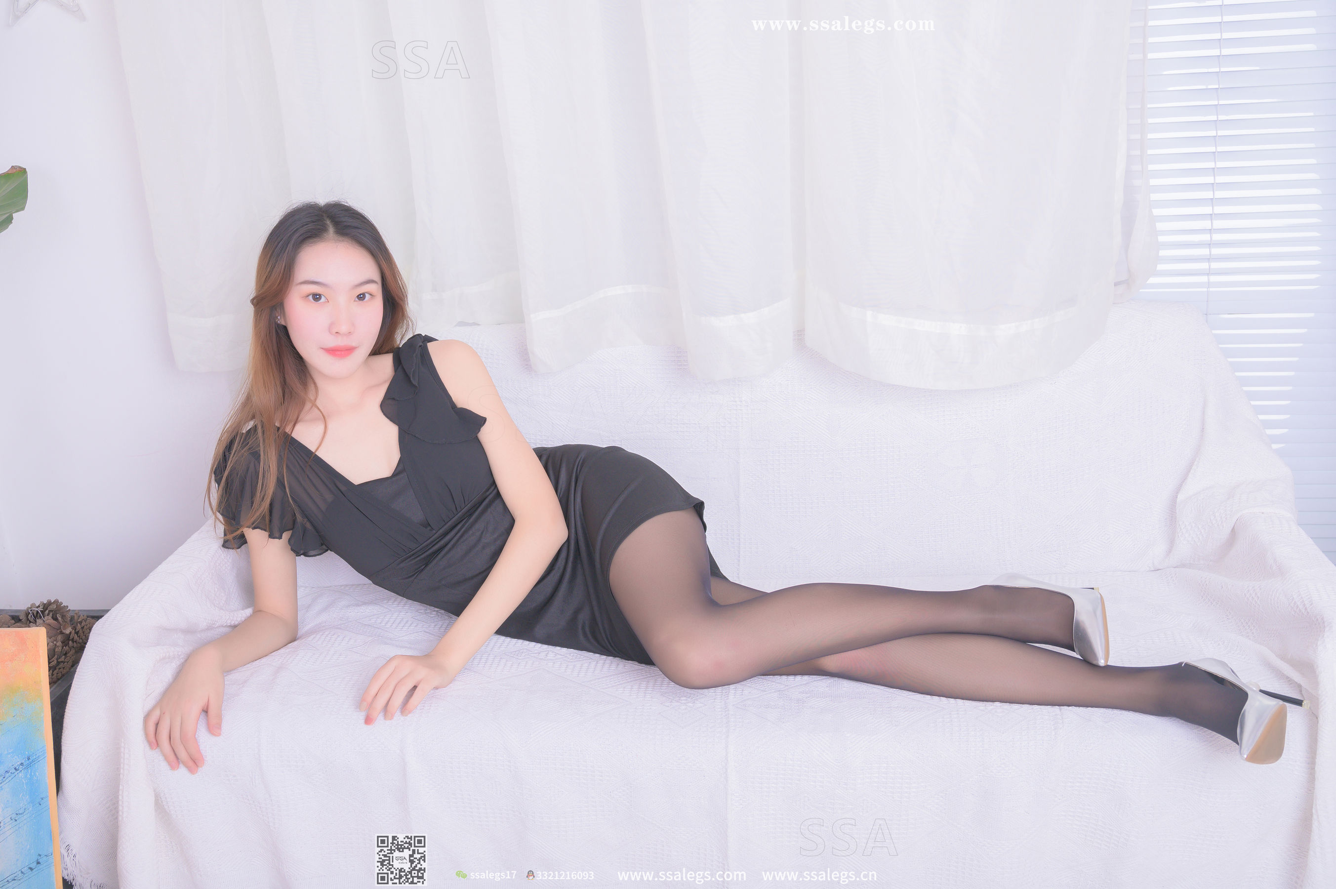 超清写真 No.332 素素 今天只想穿上黑丝给你看(上)-图84