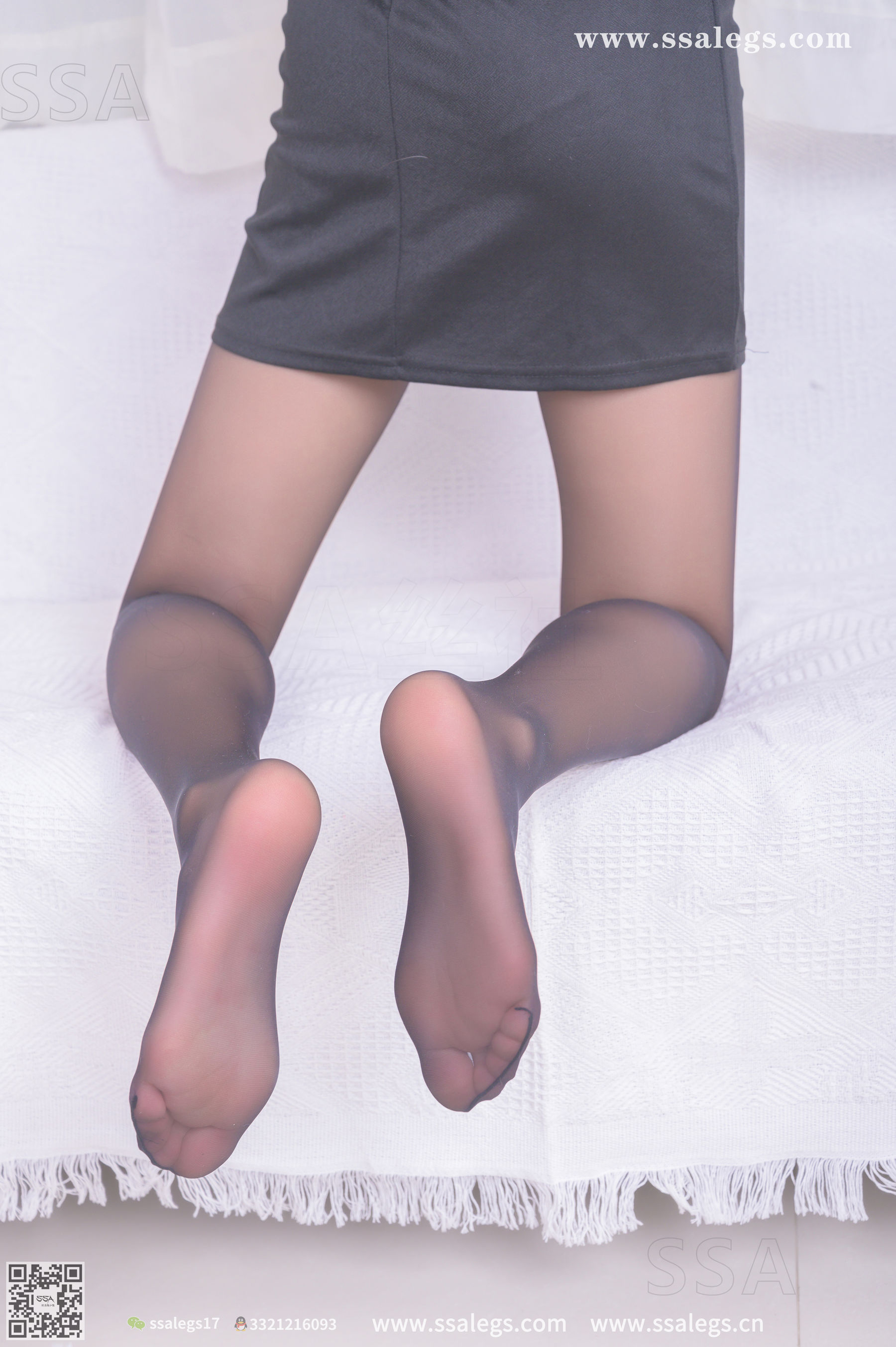 超清写真 No.333 素素 今天只想穿上黑丝给你看(下)-图86