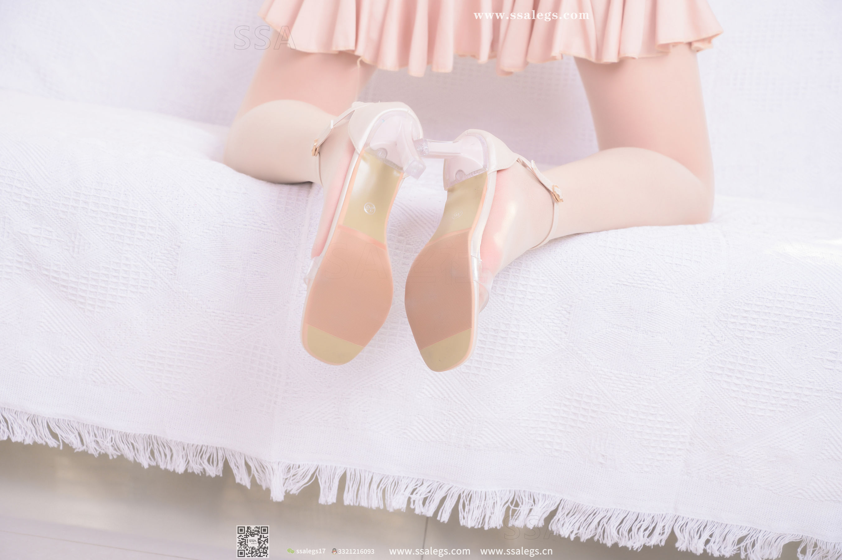 超清写真 No.340 素素 画师少女的透明高跟鞋肉丝袜(上)-图118