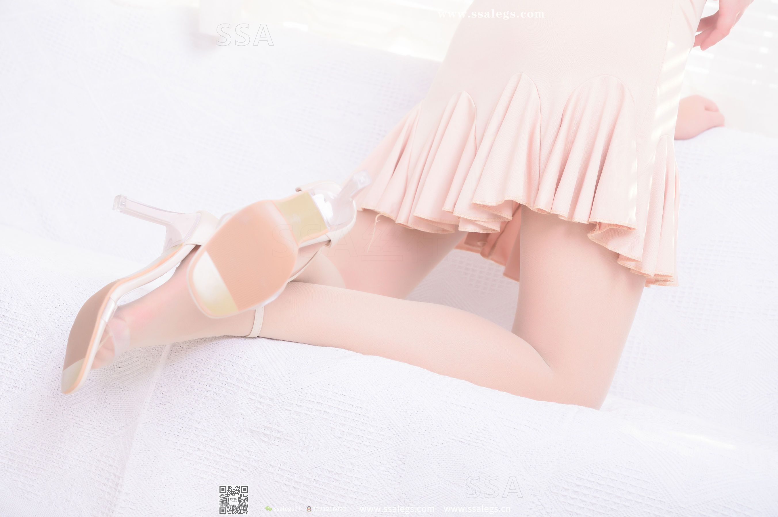 超清写真 No.340 素素 画师少女的透明高跟鞋肉丝袜(上)-图126