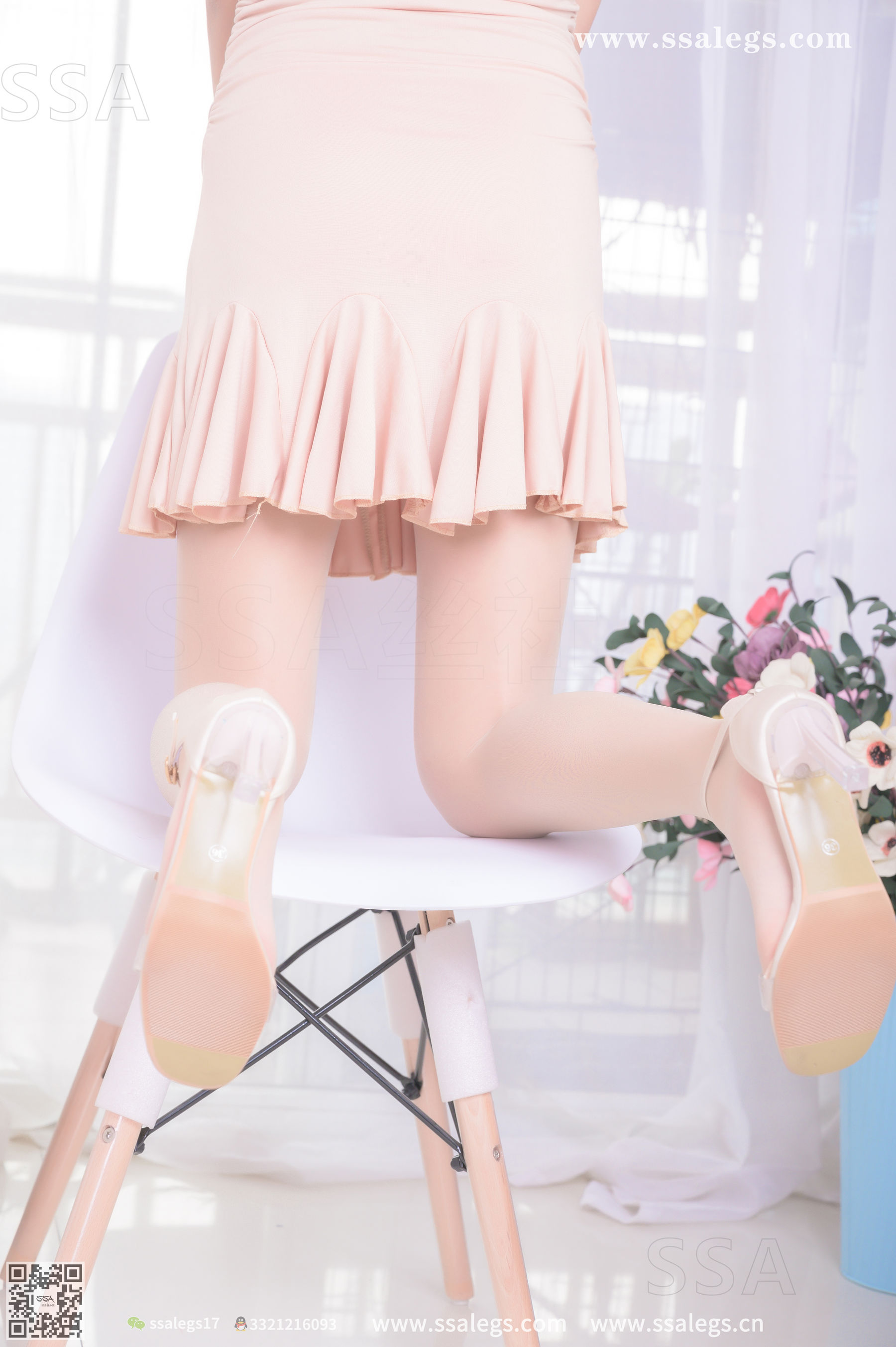 超清写真 No.340 素素 画师少女的透明高跟鞋肉丝袜(上)-图57