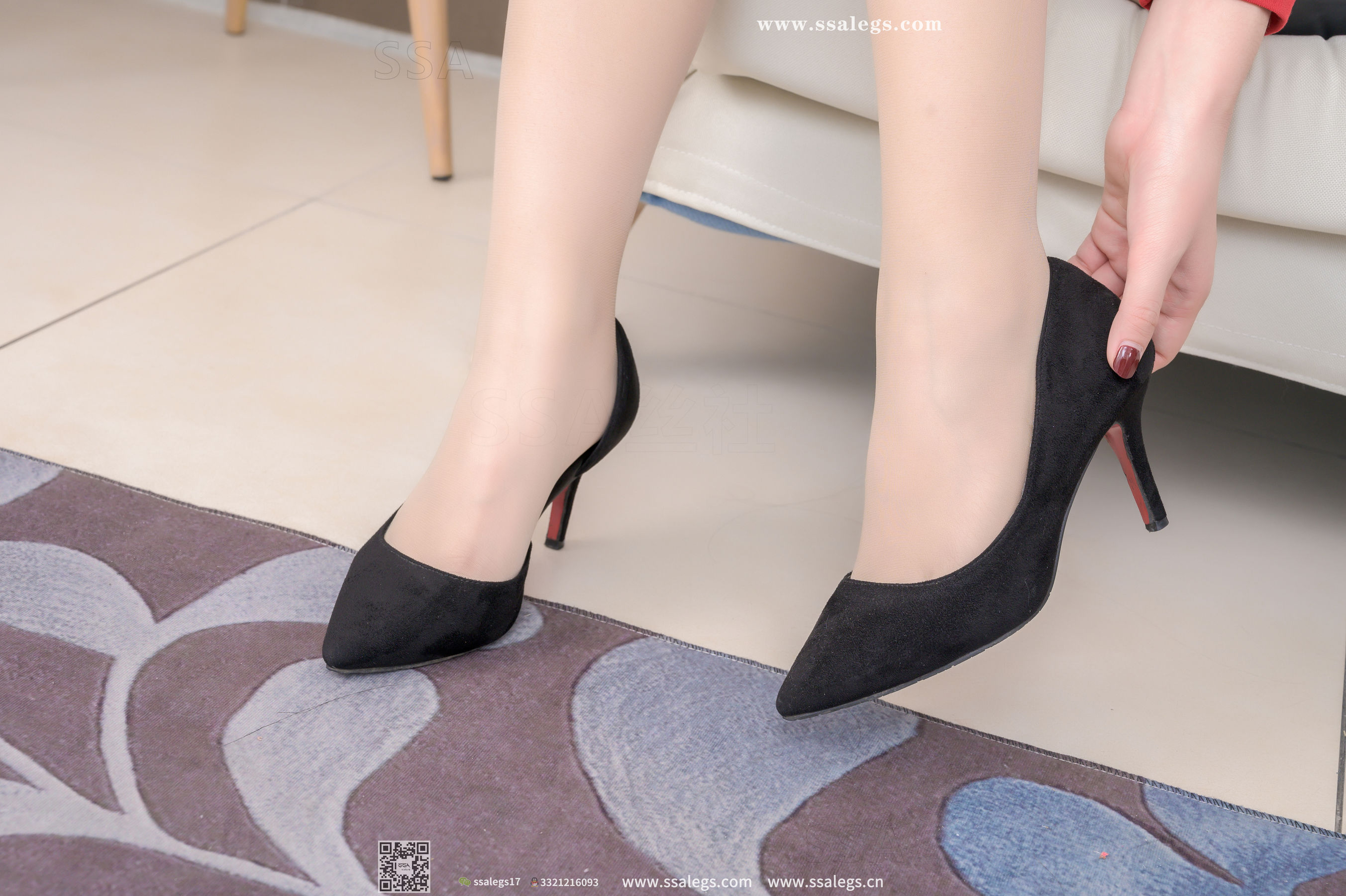 超清写真 No.350 小鹿 皮裙原来这么好穿-图27