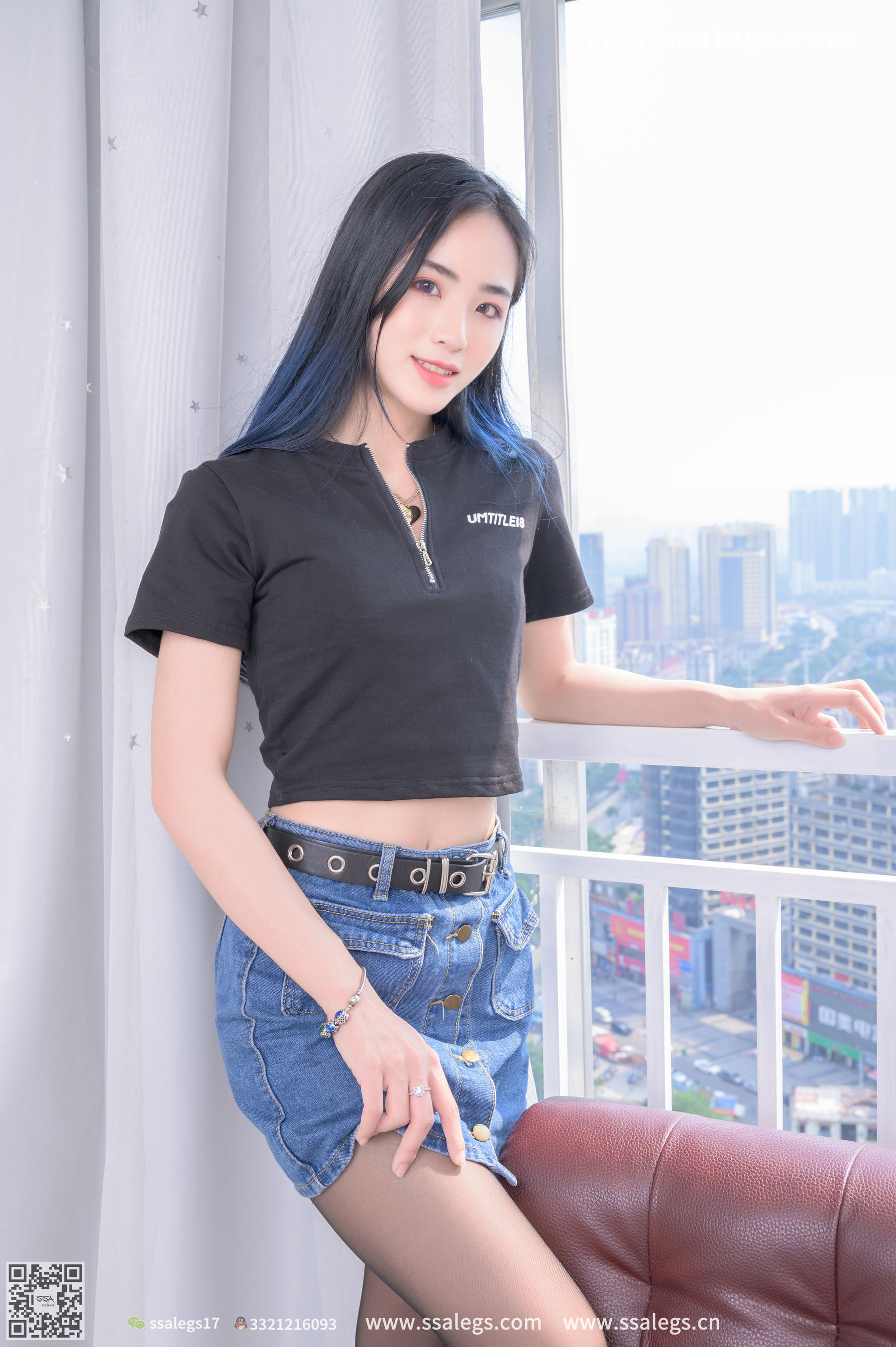 超清写真 No.366 茵茵 阳光下的真实黑丝(上)-图61