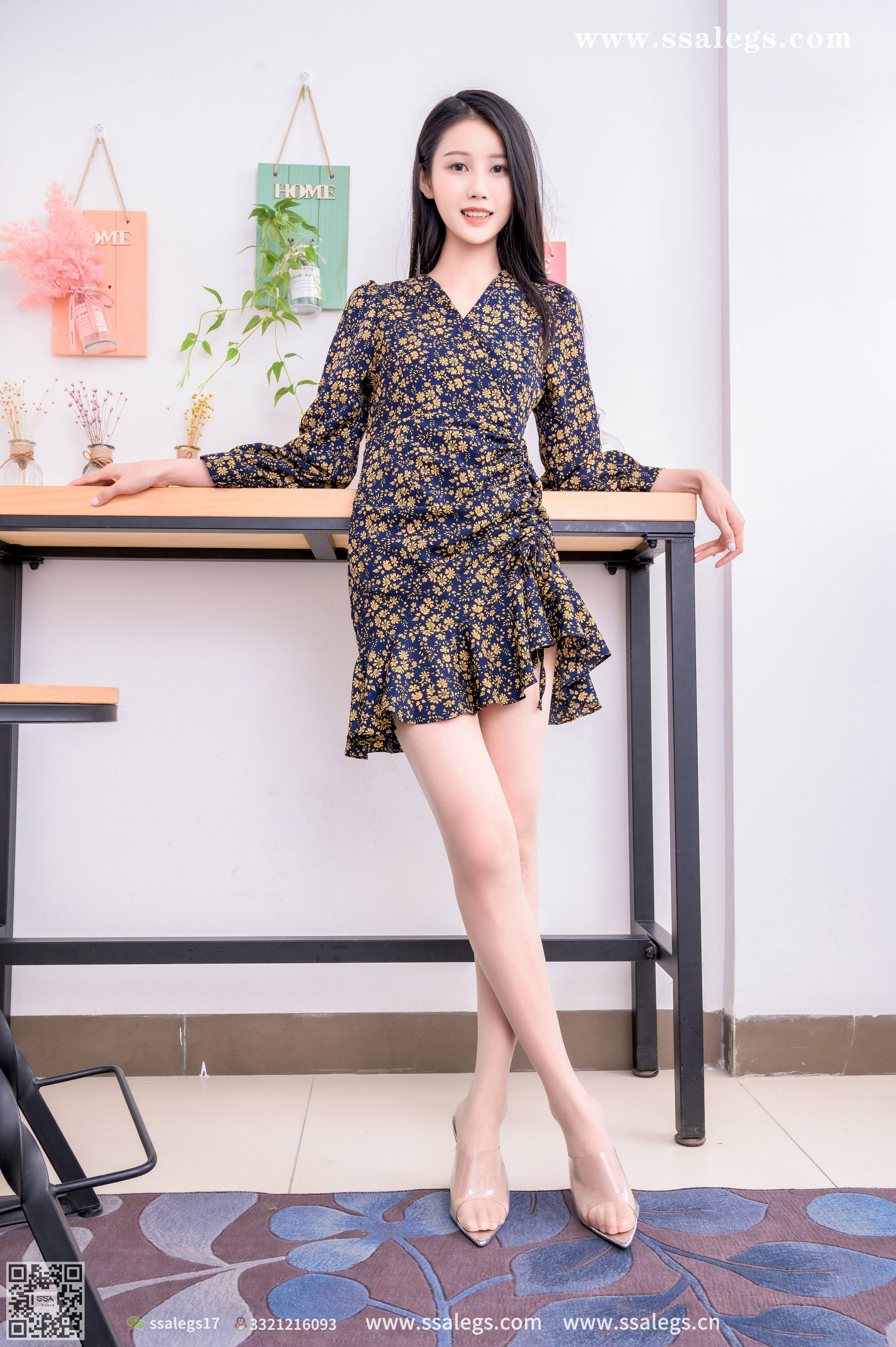 超清写真 No.383 星星 碎花复古裙肉丝-图32