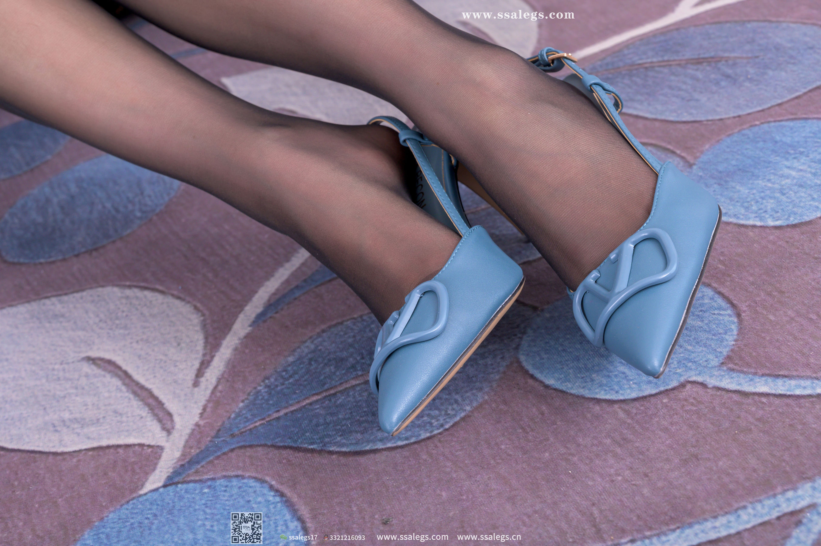 超清写真 No.398 媛媛 韩版复古碎花裙黑丝(上)-图4