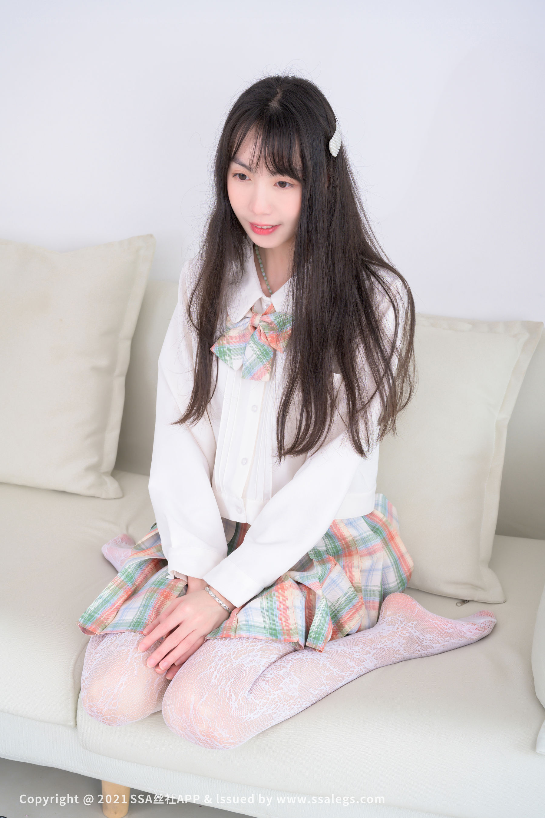 超清写真 No.676 腿模团团 白色网袜（上）-图101