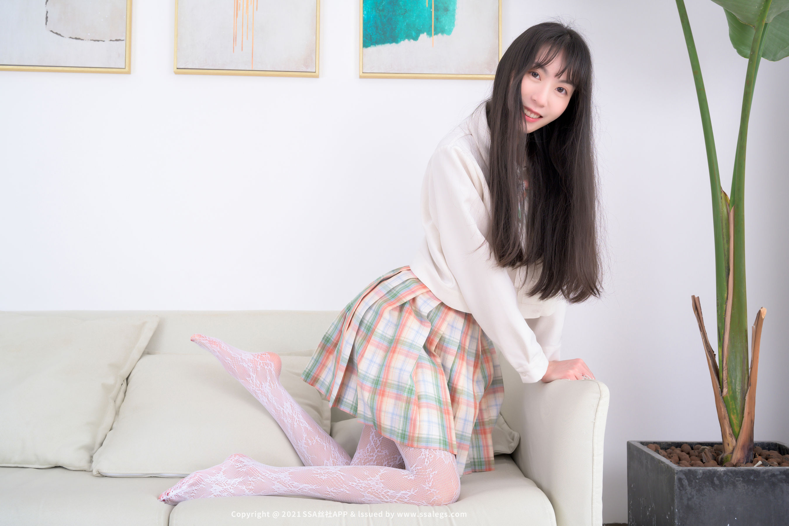 超清写真 No.677 腿模团团 白色网袜（下）-图77