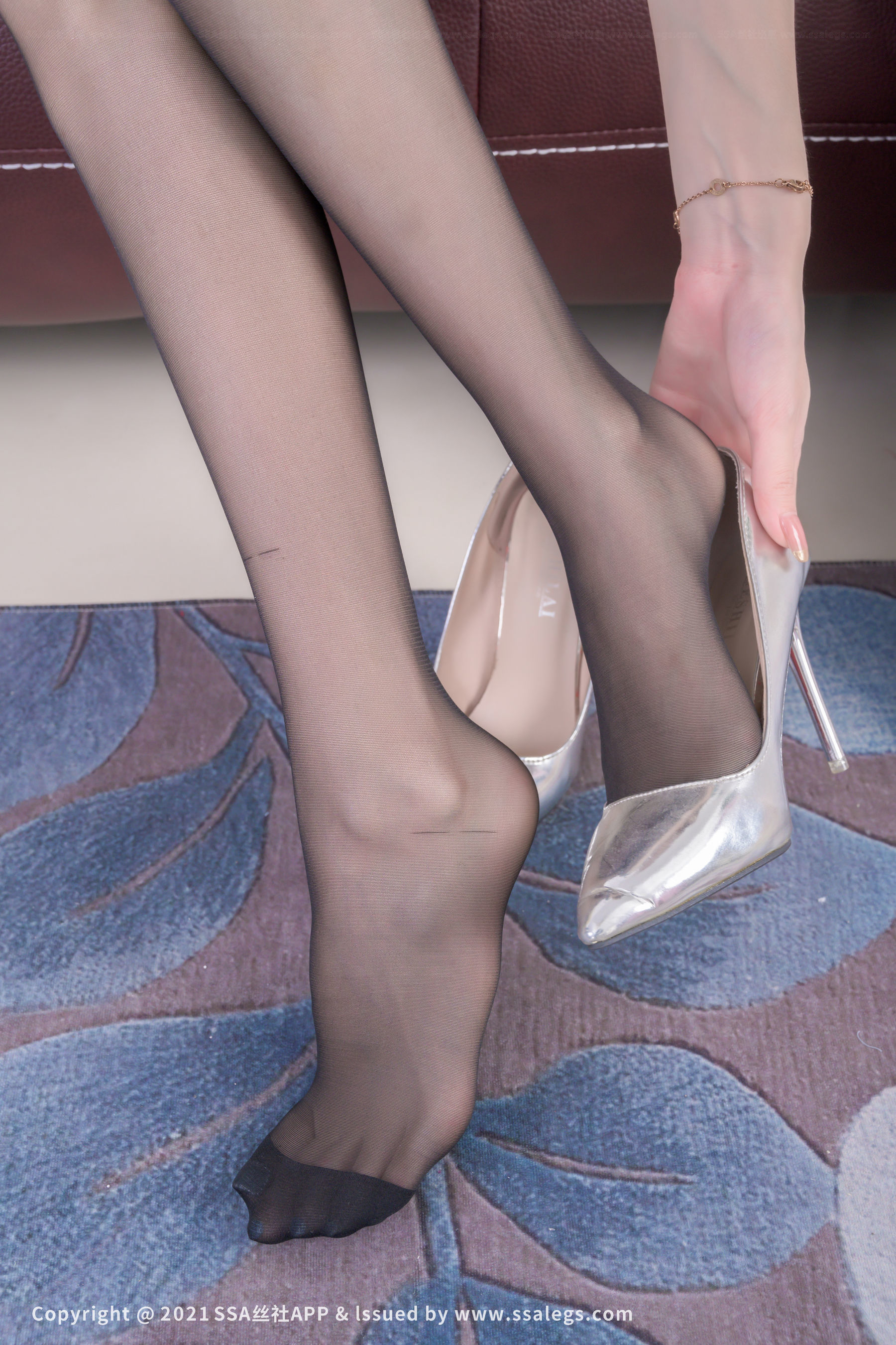 超清写真 No.703 模特浮雪 黑丝美脚（下）-图4