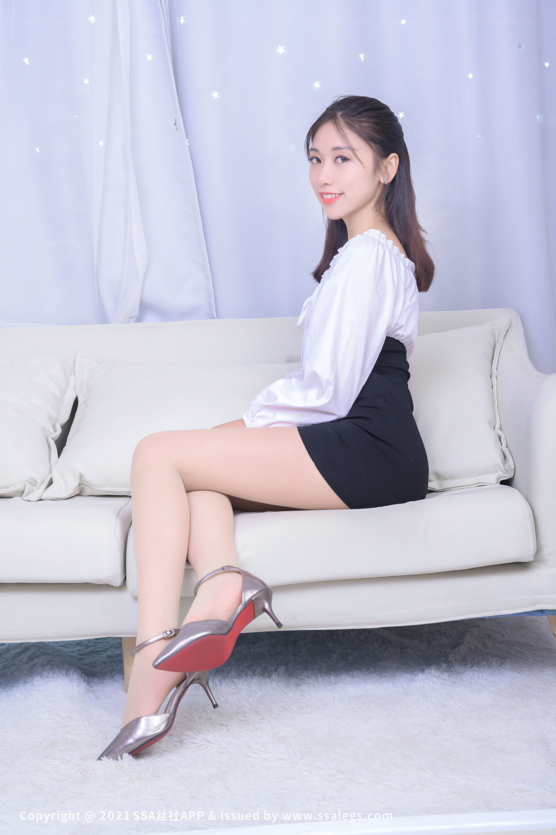 超清写真 No.704 模特可儿 肉丝袜（上）-图100